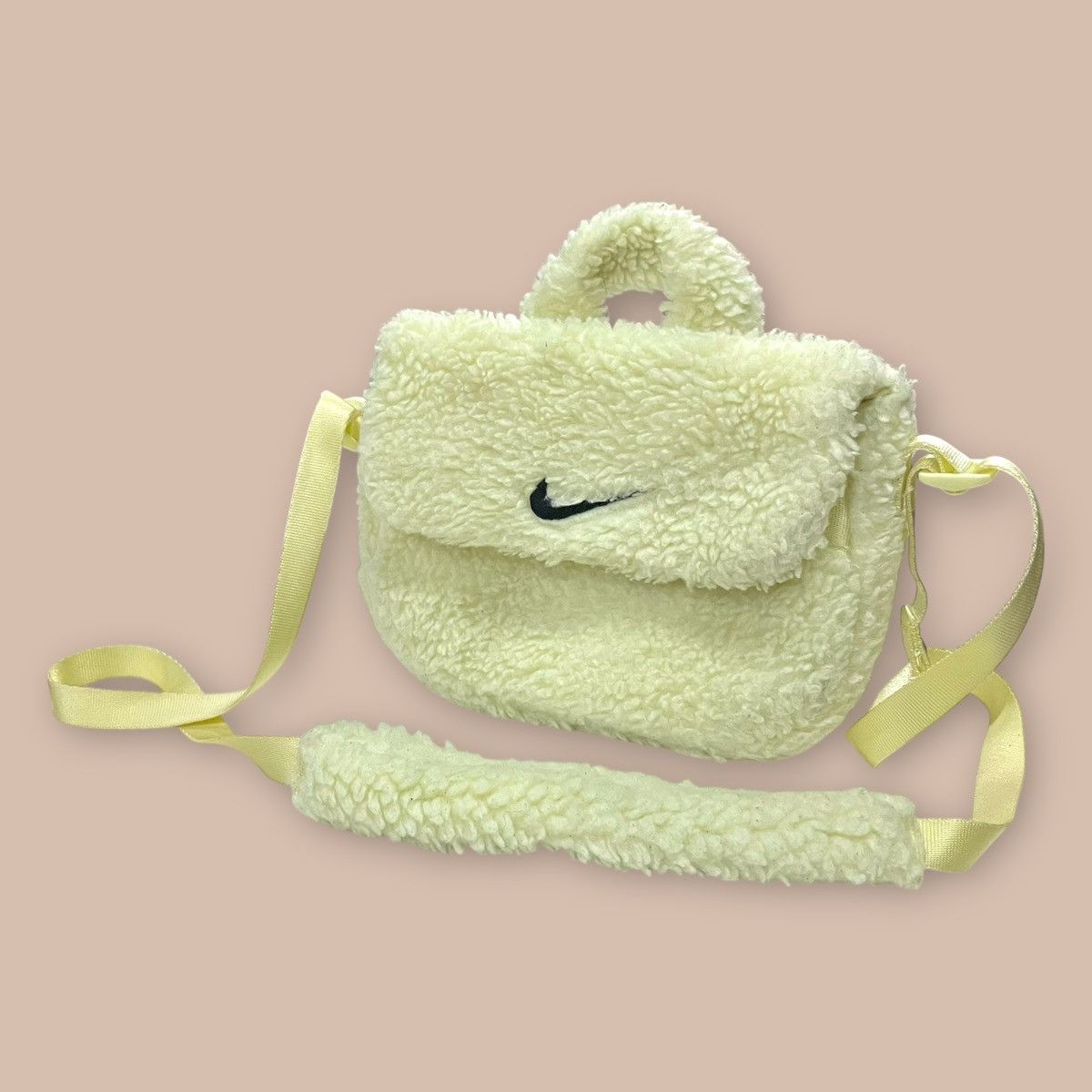Nike NIKE Faux Fur Cross Body Bag Size ONE SIZE - 1 Thumbnail