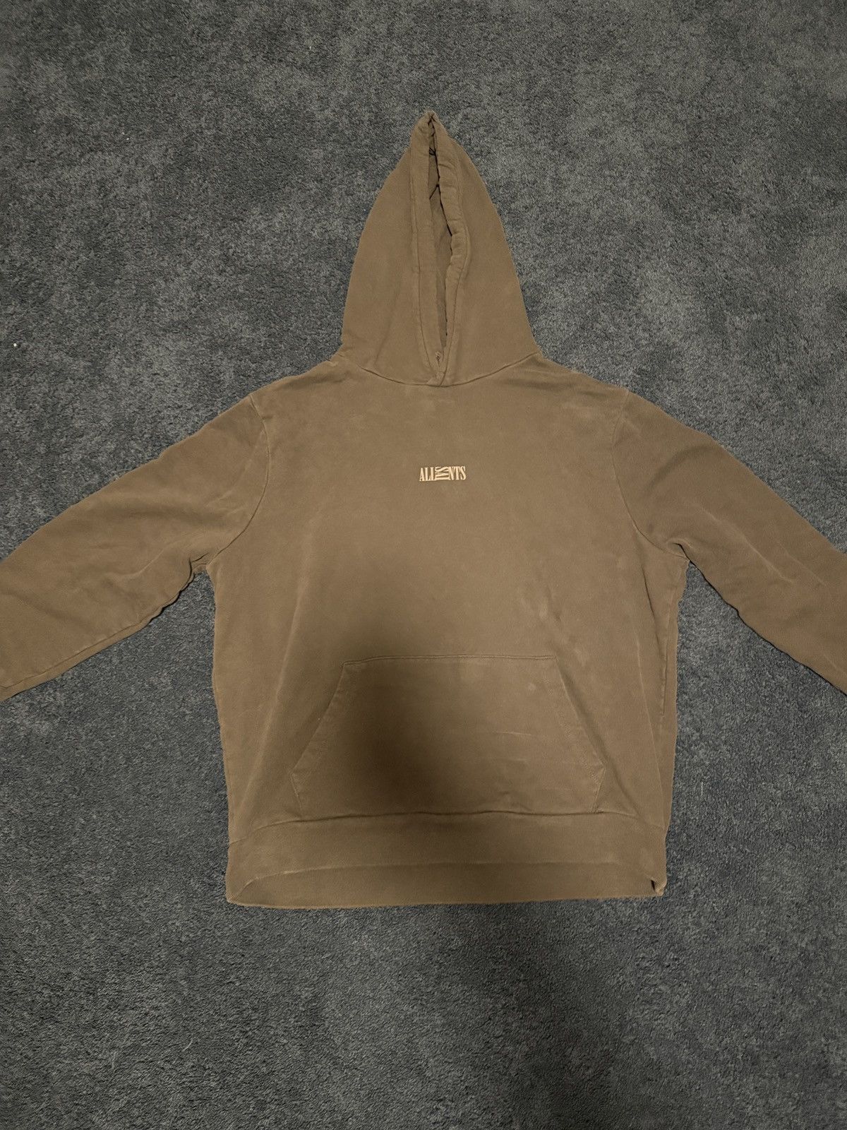 Allsaints AllSaints Men's Brown Hoodie Size US L / EU 52-54 / 3 - 1 Thumbnail
