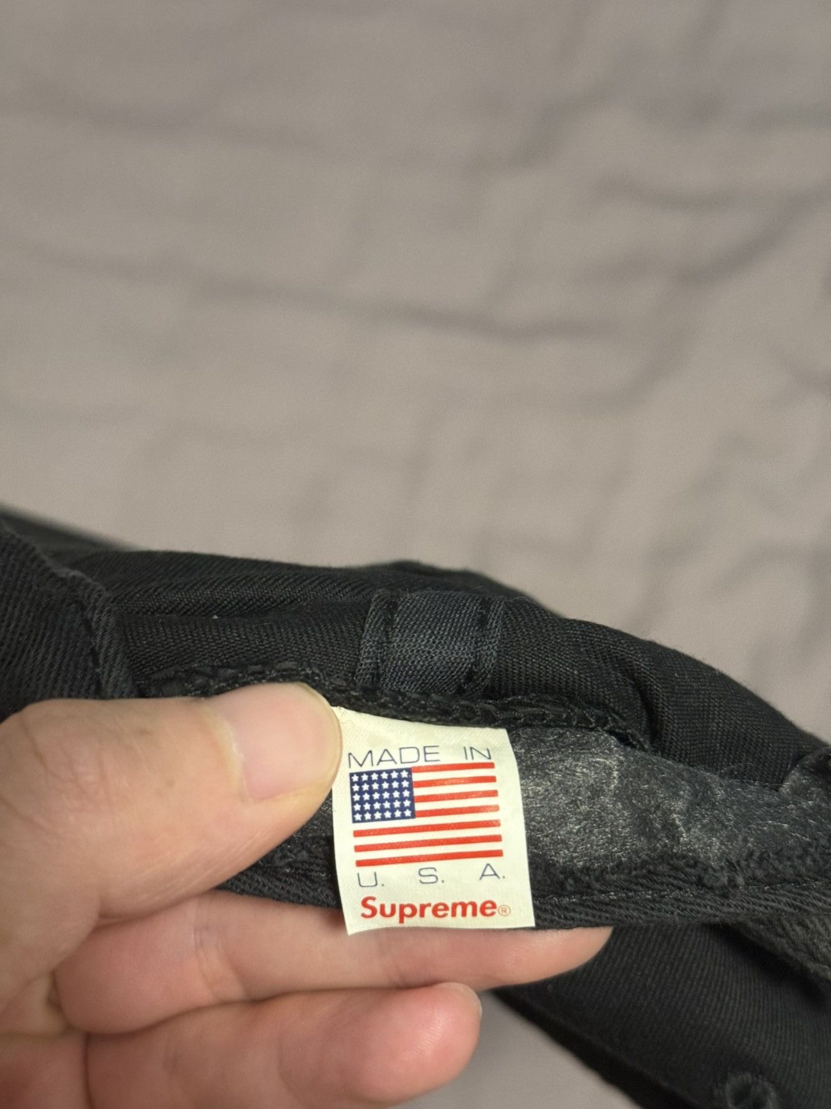 Supreme Supreme canvas og s logo 6 panel cap hat Size ONE SIZE - 4 Thumbnail