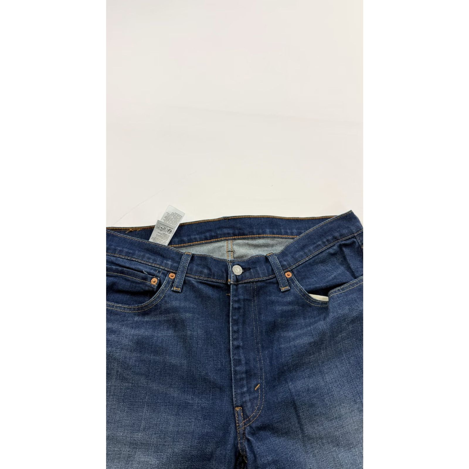 Levi's Levi's Jeans Mens 514 36x30 Blue Mid Rise WaterLess Straight Leg Denim Stretch Size US 36 / EU 52 - 2 Thumbnail