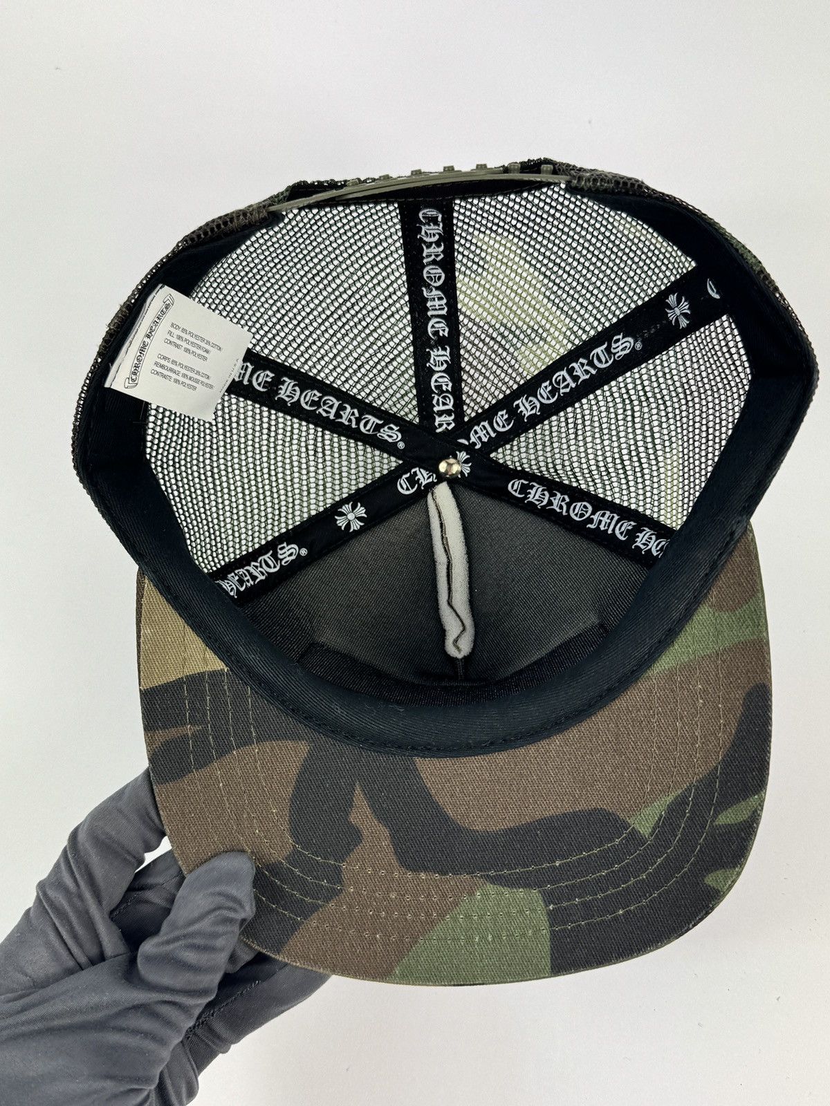 Chrome Hearts LOGO CAMO TRUCKER CAP Size ONE SIZE - 6 Thumbnail