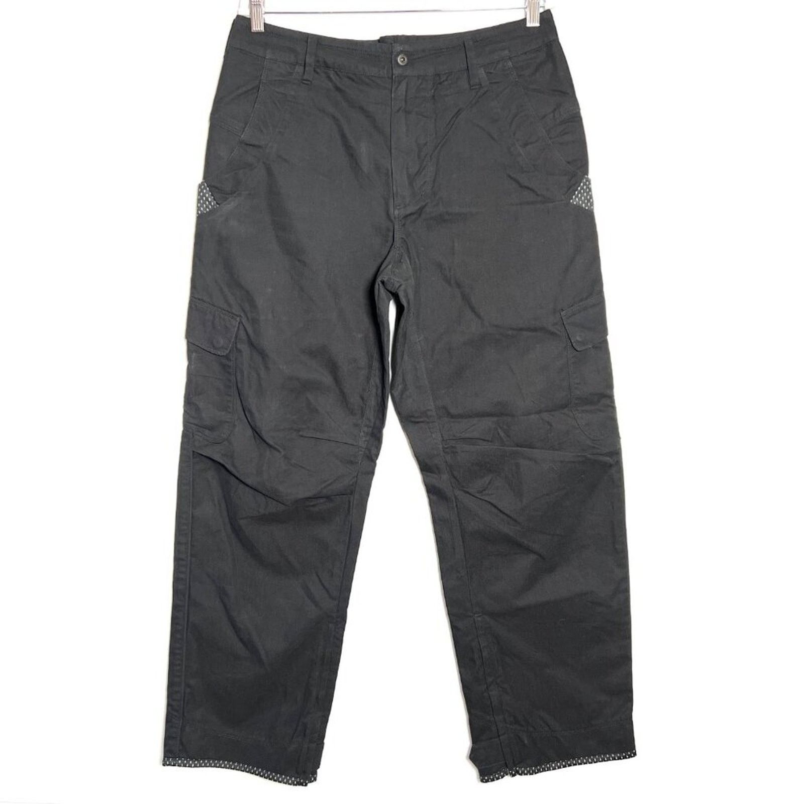 Nike Nike Vintage Cargo Pants 34x32 Black Utility Tactical Baggy Size US 34 / EU 50 - 2 Thumbnail