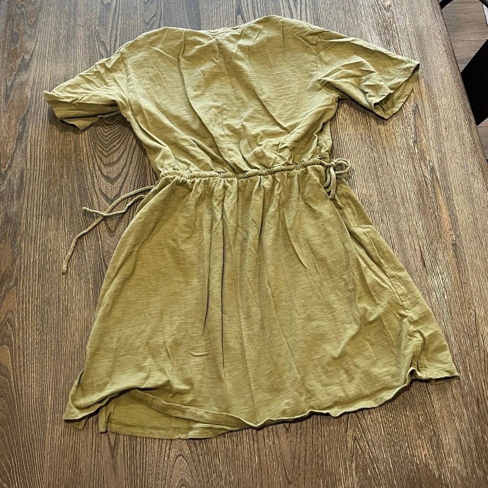 Old Navy Old Navy Sheath Dress Elastic Waist Short Sleeve Green M Size M / US 6-8 / IT 42-44 - 4 Thumbnail