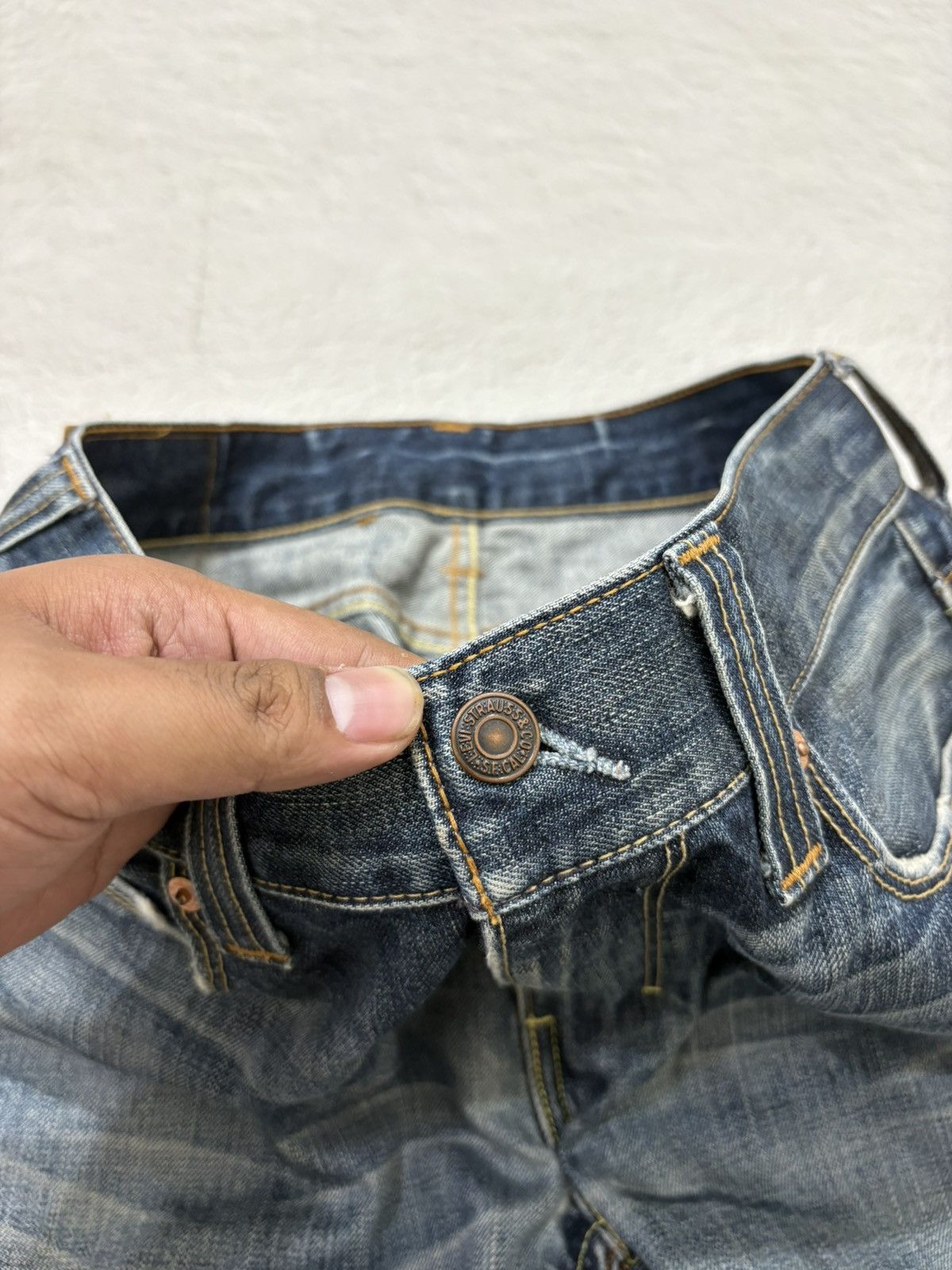 Kapital 2000a Levis Vintage destroy wash denim y2k style Size US 30 / EU 46 - 4 Thumbnail