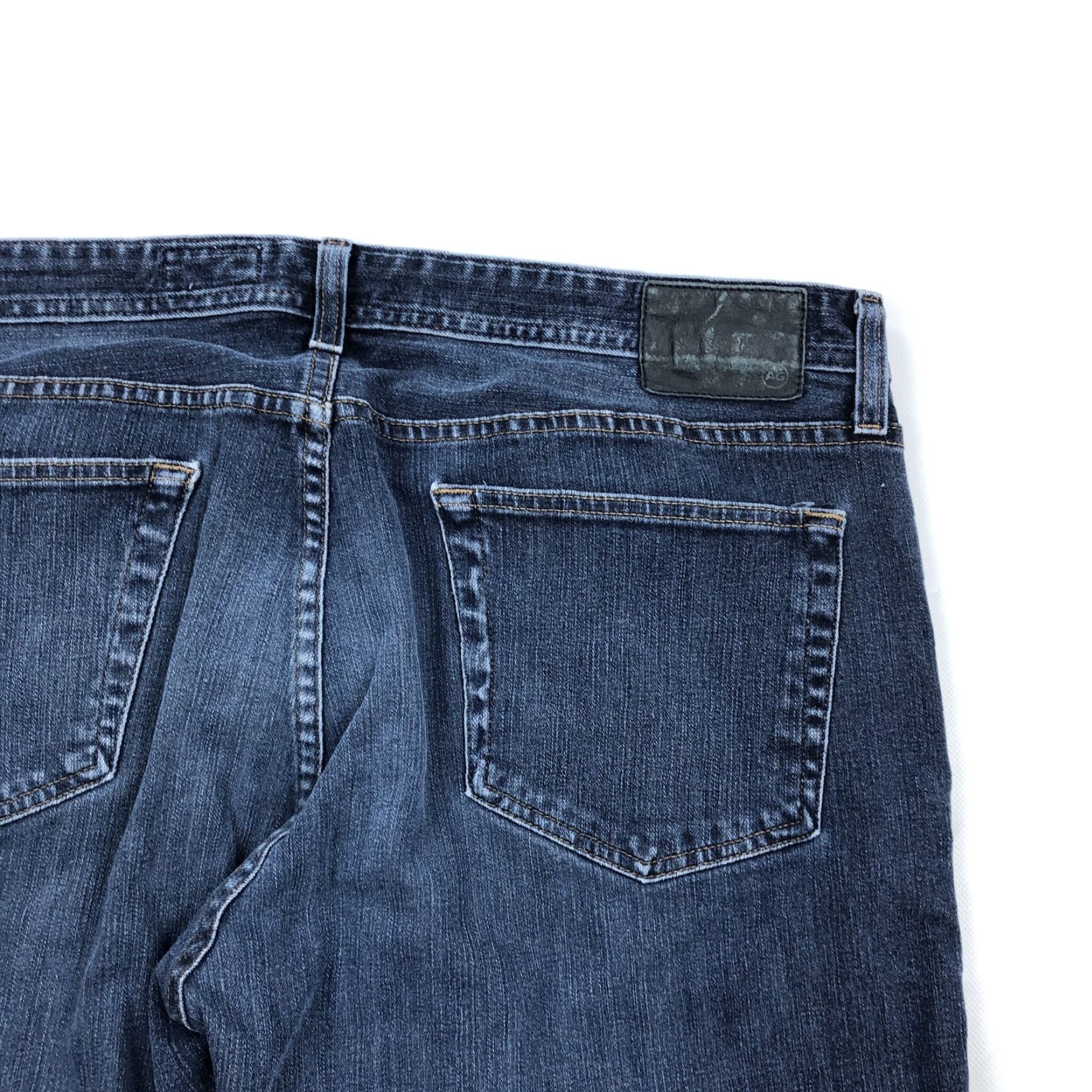 Vintage AG Adriano Goldschmied Jeans The Tellis Slim Straight Dark Wash 40x32 Men Denim 5-Pocket Size US 40 / EU 56 - 4 Thumbnail
