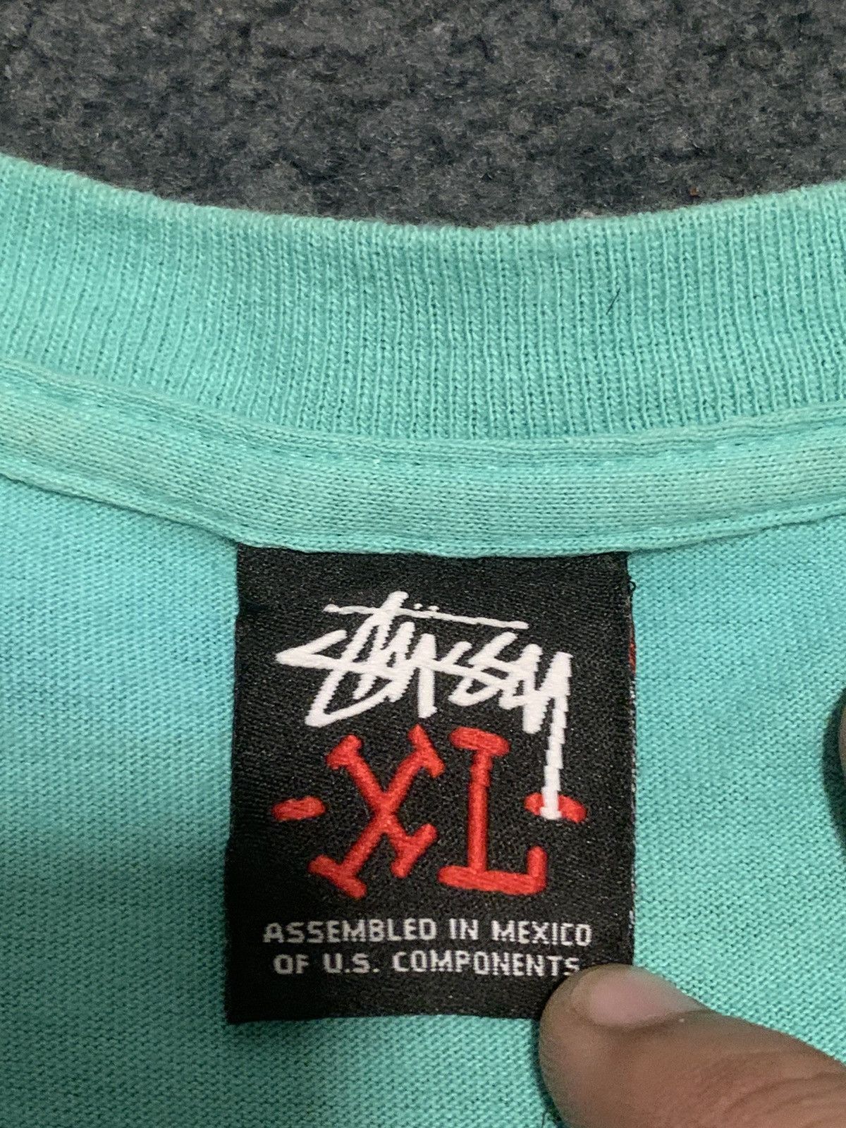 Stussy × Vintage RARE VINTAGE 2000s STUSSY SKILLZ TEE Size US XL / EU 56 / 4 - 4 Thumbnail