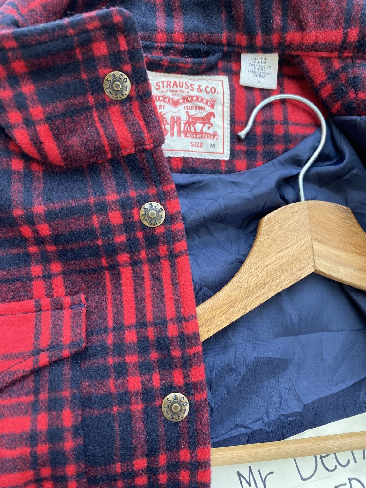 Levi's Vintage Levi's Strauss Chekered Wool Jacket Size US M / EU 48-50 / 2 - 15 Thumbnail