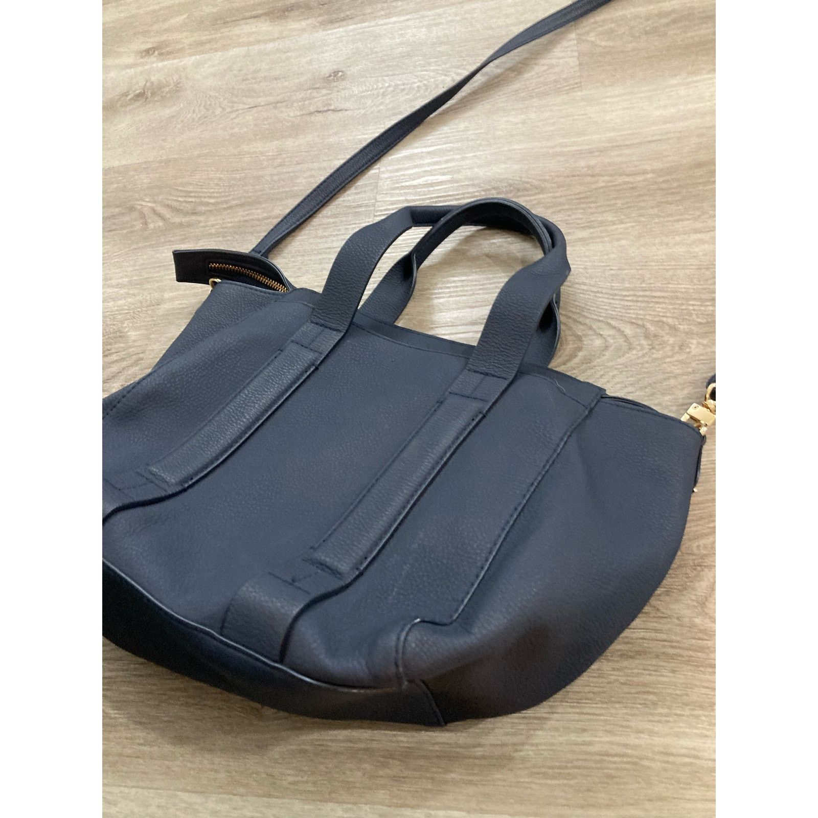 Other A New Day Women's Blue Satchel Bag with Detachable Crossbody Size ONE SIZE - 2 Thumbnail