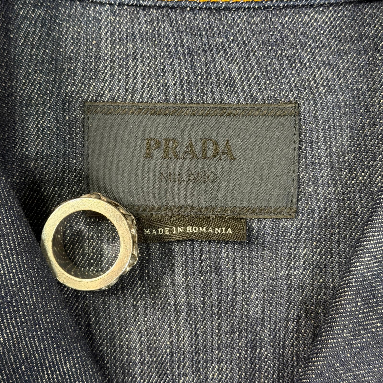 Prada Prada Denim Camp Collar Shirt Size US M / EU 48-50 / 2 - 5 Thumbnail