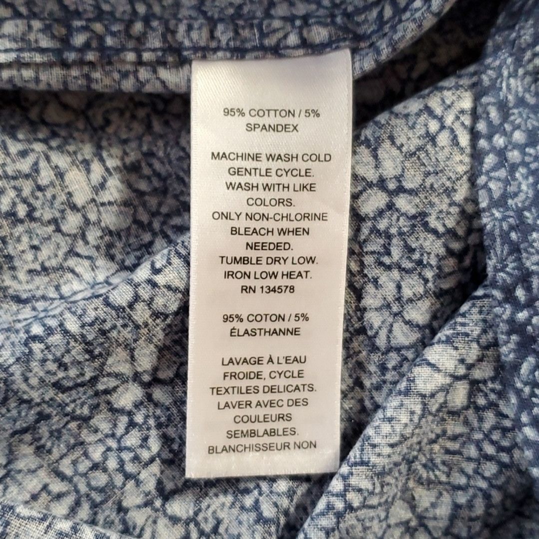 Vineyard Vines Vinyard Vines Youth XL/Women M Button Down Shirt Blue Floral Size M / US 6-8 / IT 42-44 - 9 Thumbnail