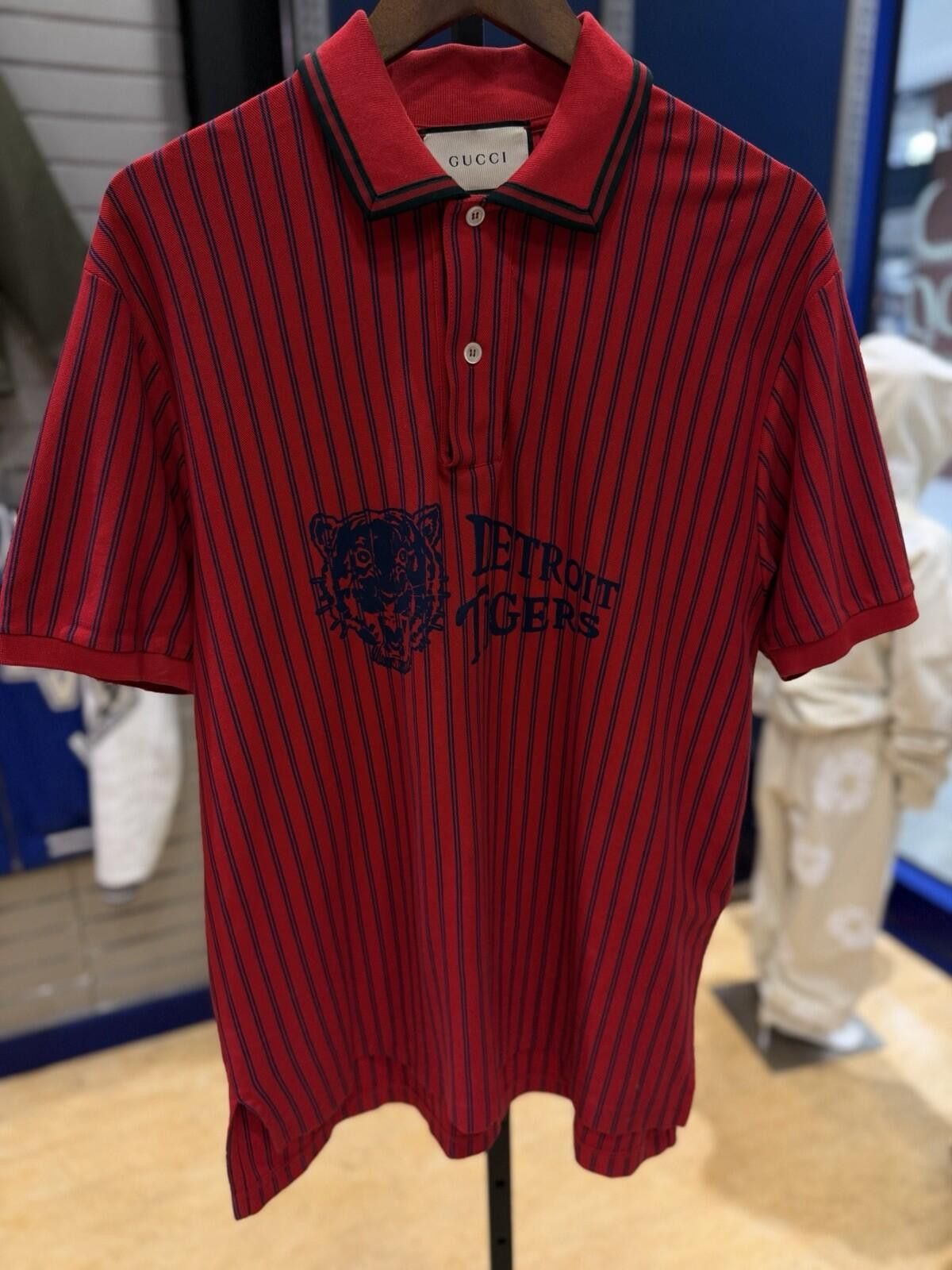 Gucci Gucci Polo T Shirt $850 Retail Detroit Tigers Rare (Medium) Size US M / EU 48-50 / 2 - 1 Thumbnail