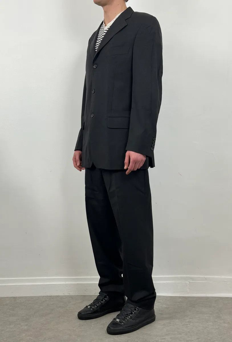 Gucci 2000s Gucci Black Classy Tailored Blazer & Pants Size 44R - 3 Thumbnail