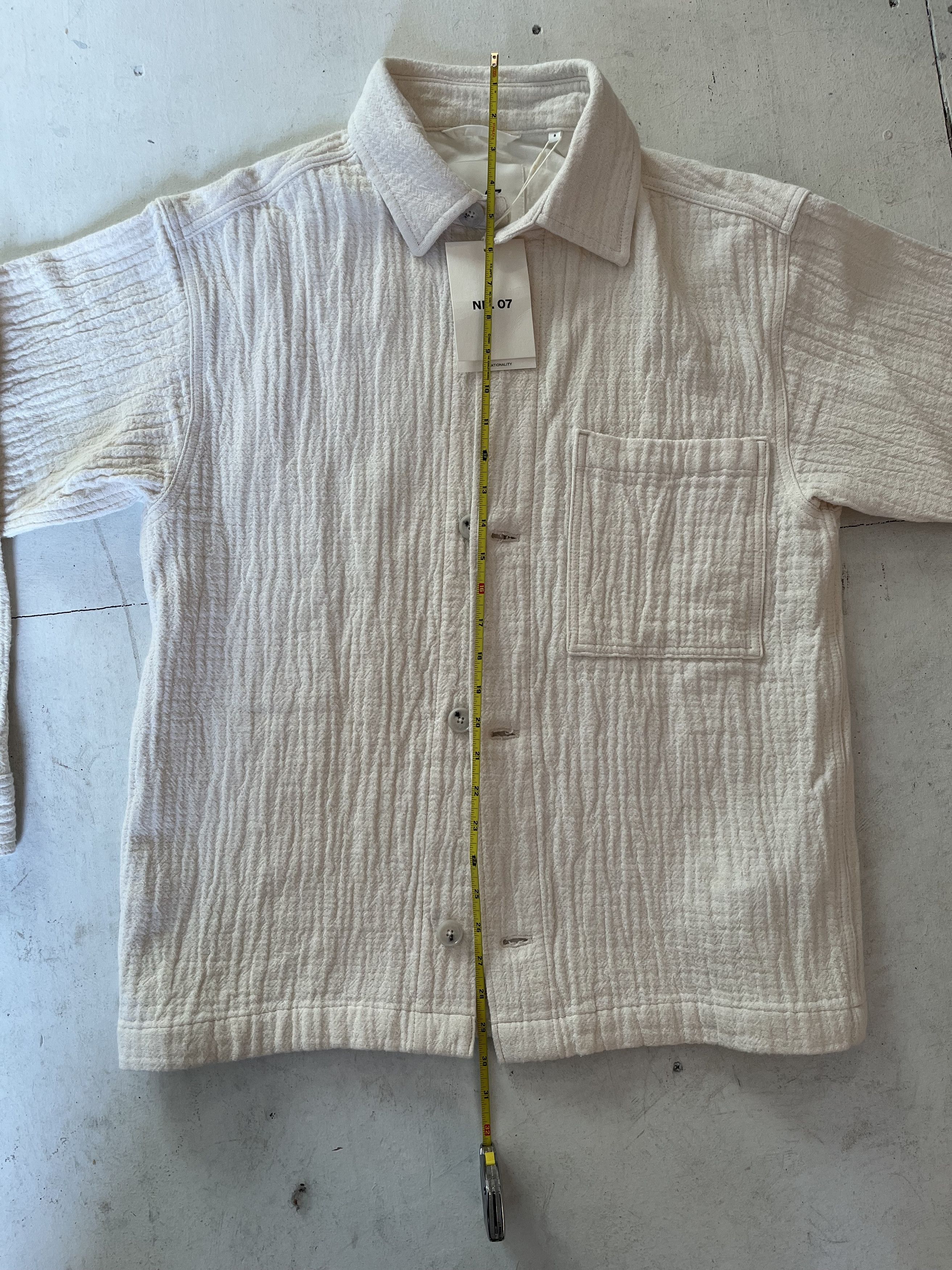 NN07 Adwin Overshirt Off-White Size US S / EU 44-46 / 1 - 5 Thumbnail
