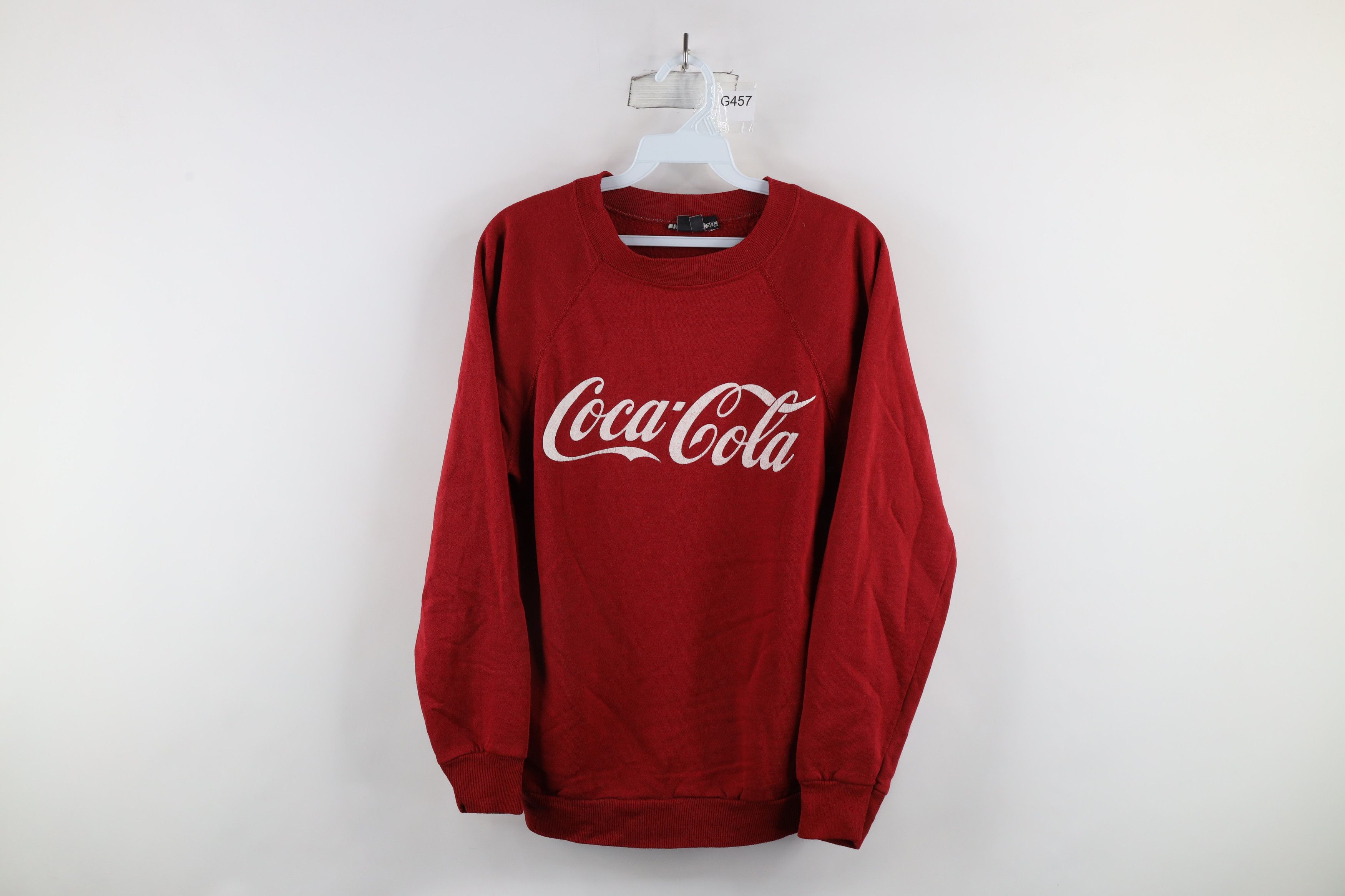 Vintage Vintage 80s Coca Cola Out Script Crewneck Sweatshirt USA Size M / US 6-8 / IT 42-44 - 1 Thumbnail