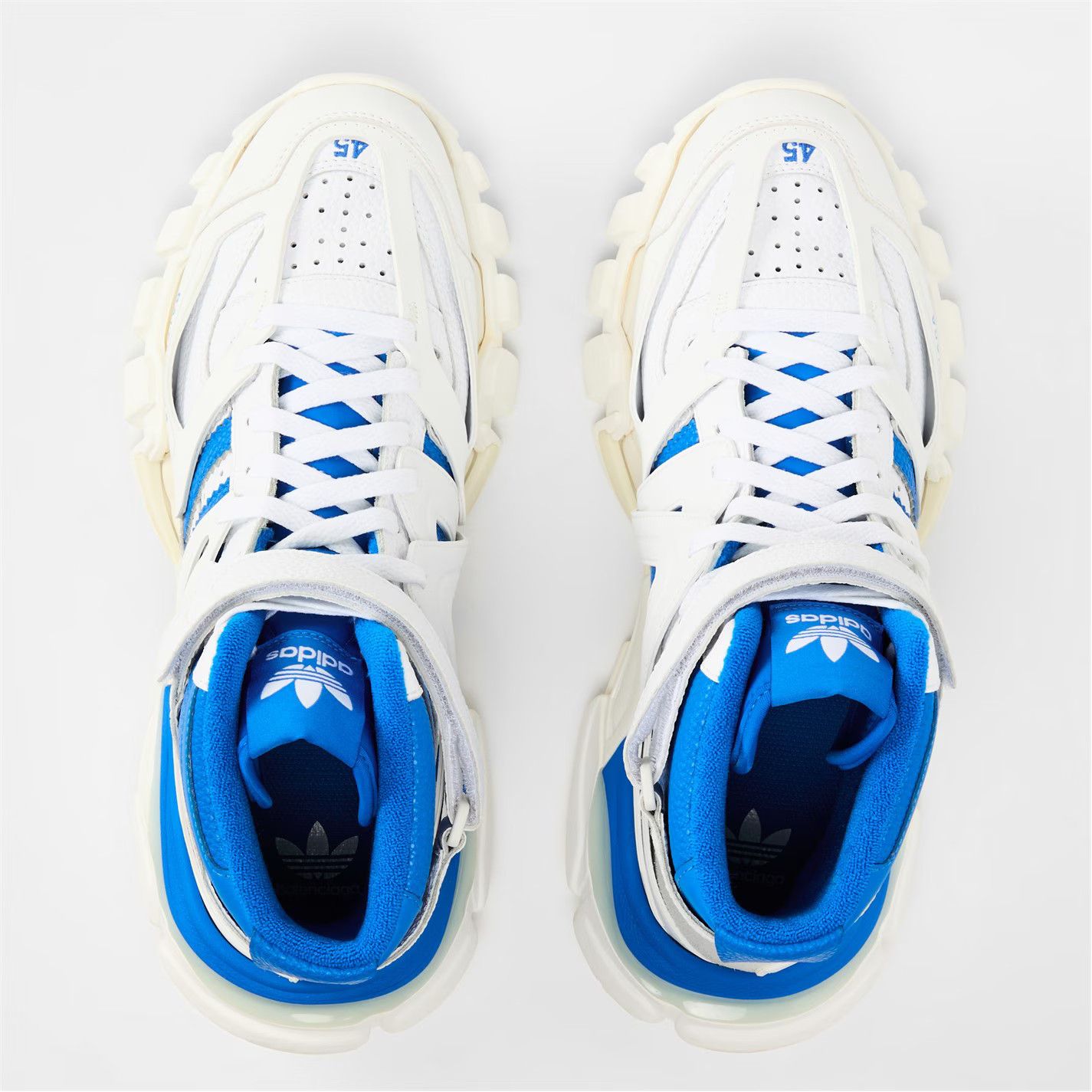 Balenciaga o1g2r1mq0226 High-Top Trainers In White/Blue Size US 12 / EU 45 - 5 Thumbnail