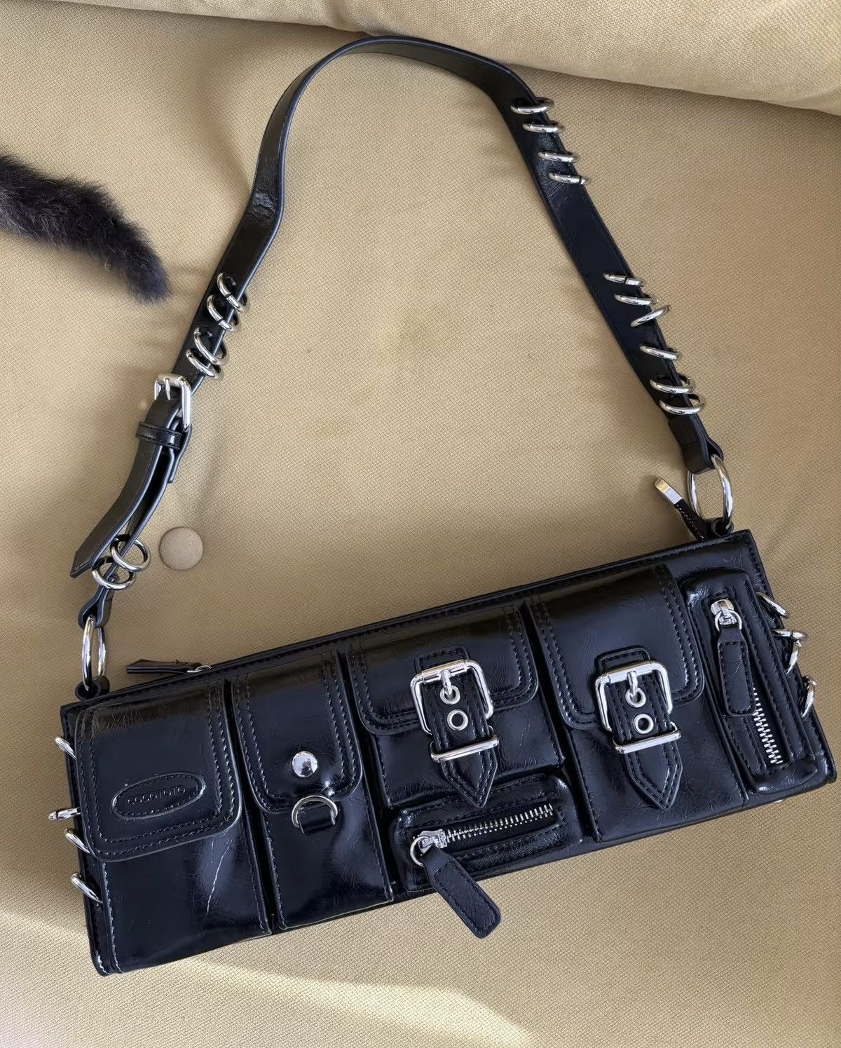 Japanese Brand Women Half-moon Leather Hasp Shoulder Crossbody Bag Size ONE SIZE - 9 Thumbnail