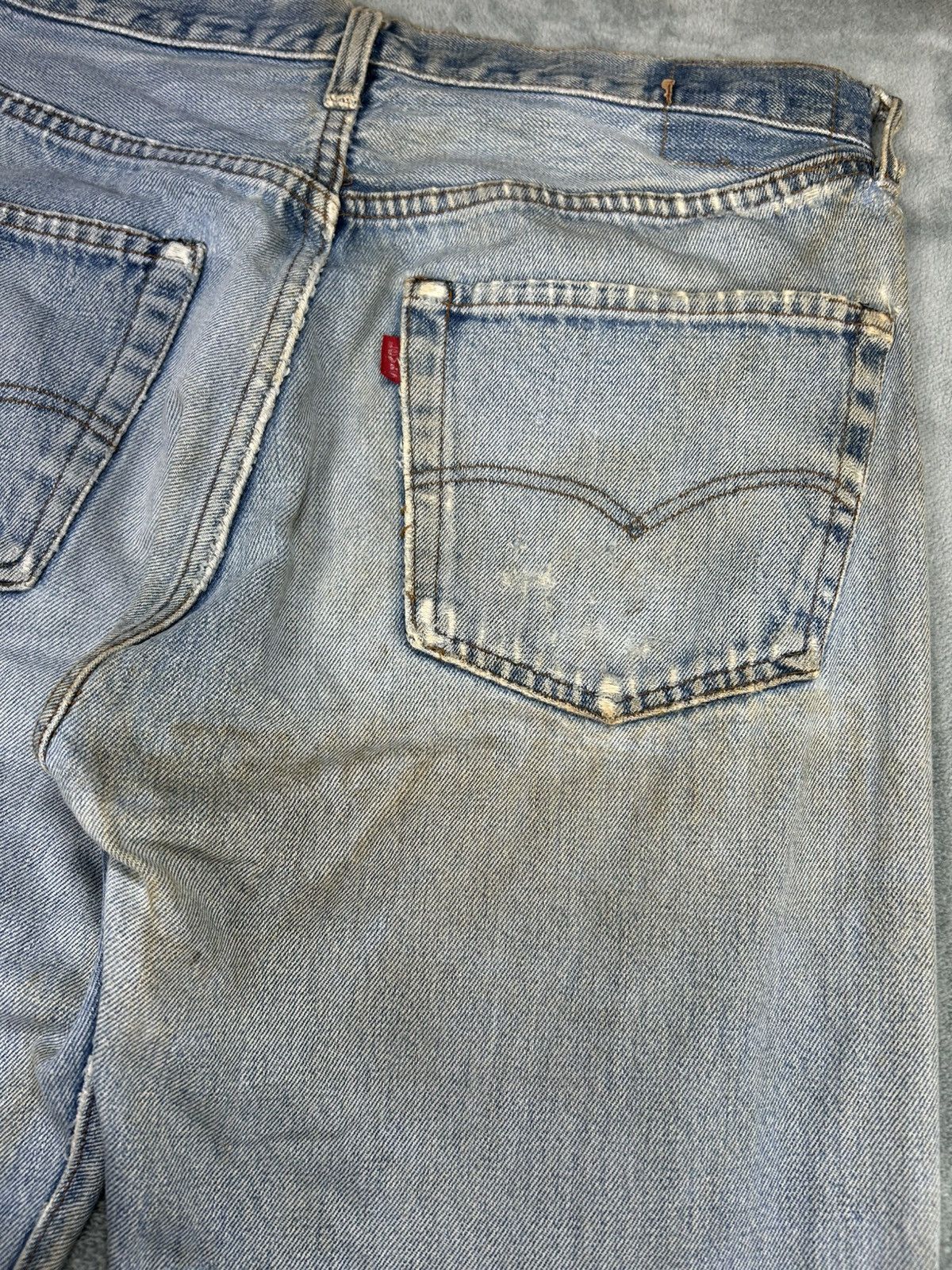 Levi's Vintage Clothing Vintage Levi’s 501 Red Line Distressed Denim Jeans. S083 Size US 32 / EU 48 - 9 Thumbnail