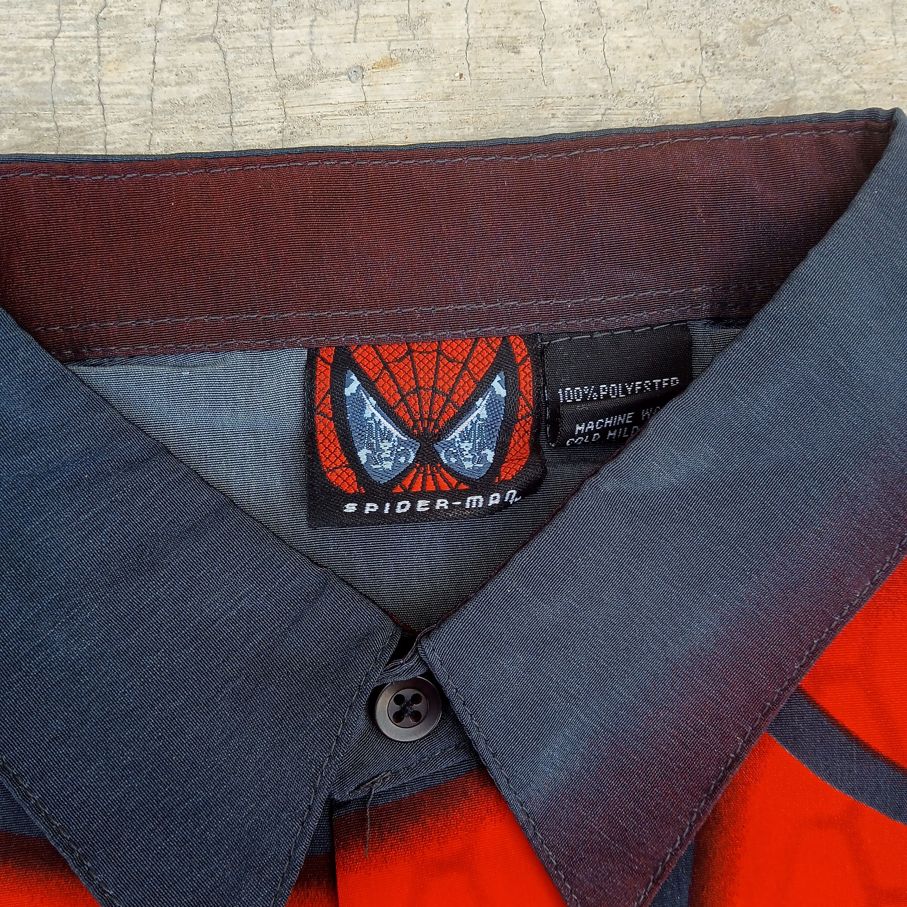Marvel Comics × Vintage Y2k spiderman movie aop shirt Size XL / US 12-14 / IT 48-50 - 6 Thumbnail