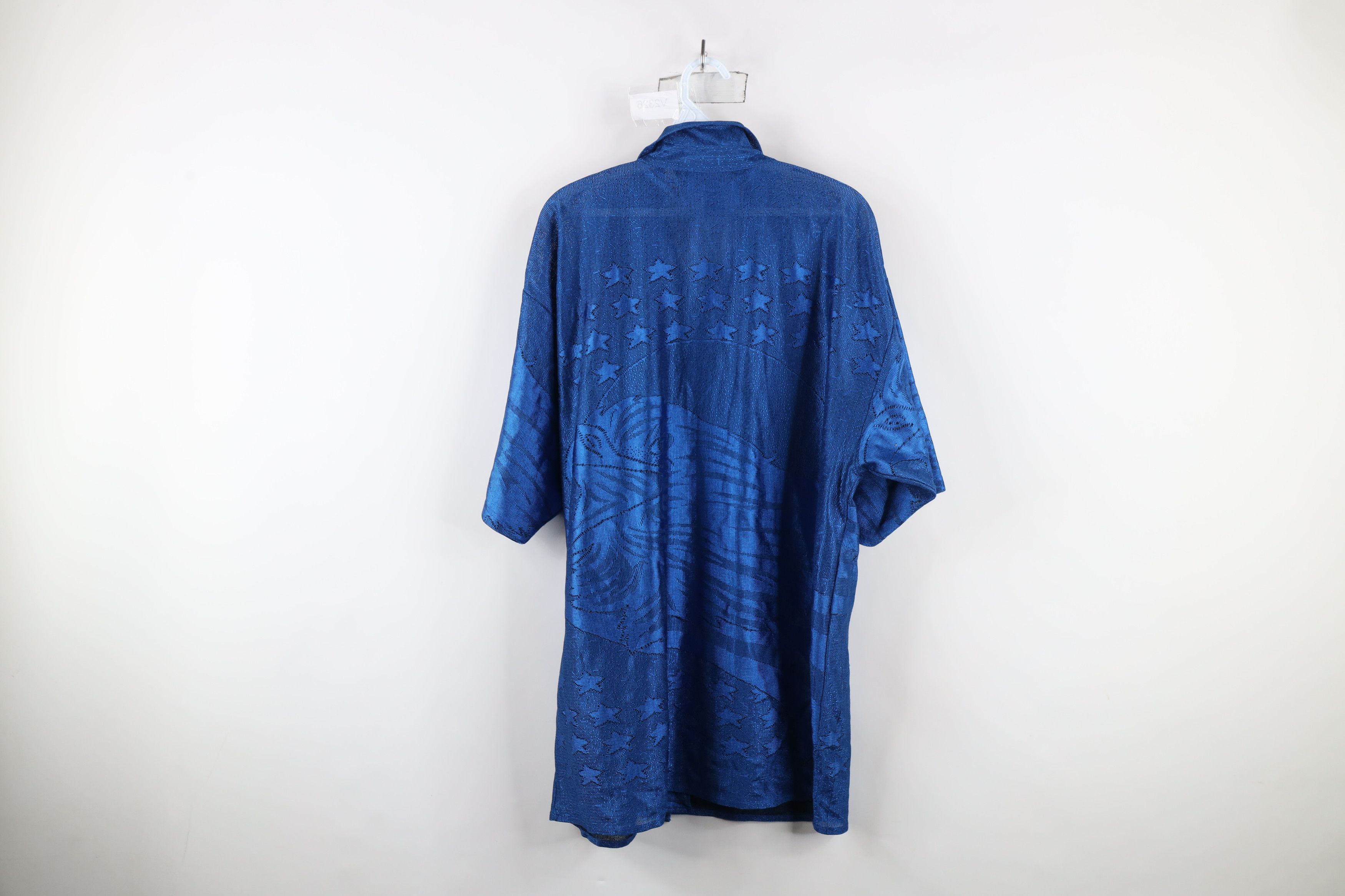 Vintage Vintage 90s Y2K Streetwear All Over Print Knit Button Shirt Size US XXL / EU 58 / 5 - 7 Thumbnail