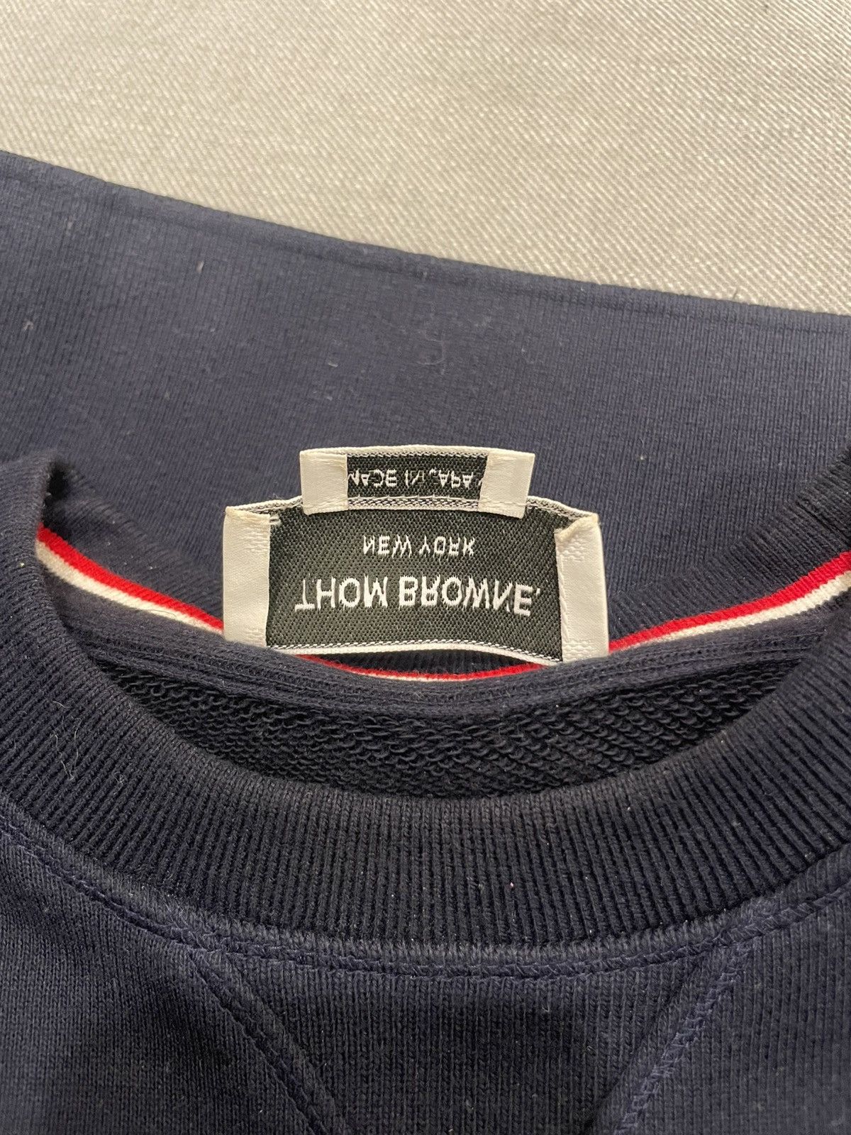 Thom Browne Thom Browne Classic Loopback 4-Bar Sweatshirt Size US M / EU 48-50 / 2 - 6 Thumbnail