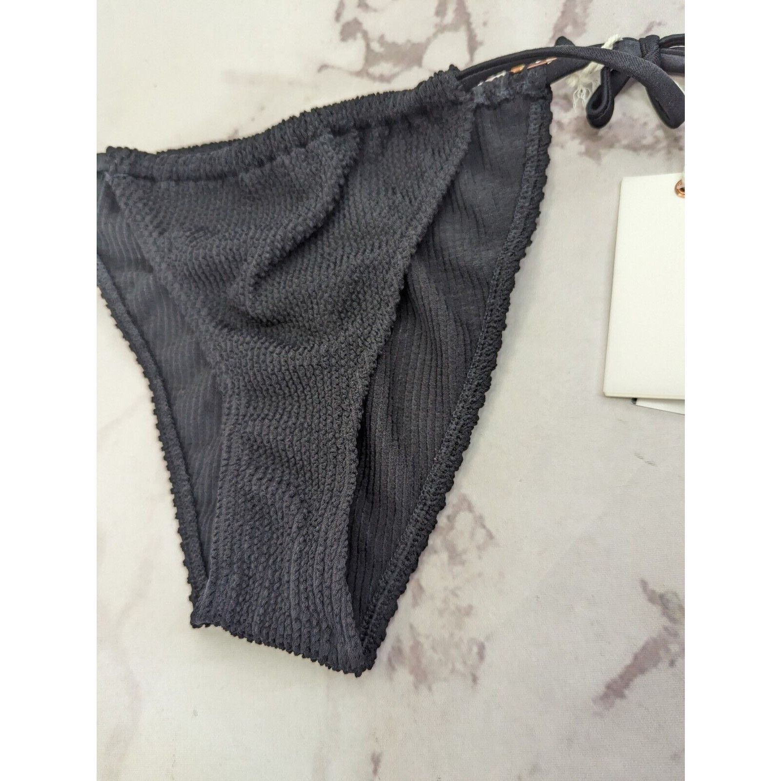 Good American Good American Swim Bottom Women 1 2 S M Black Ties Bikini Size S / US 4 / IT 40 - 4 Thumbnail