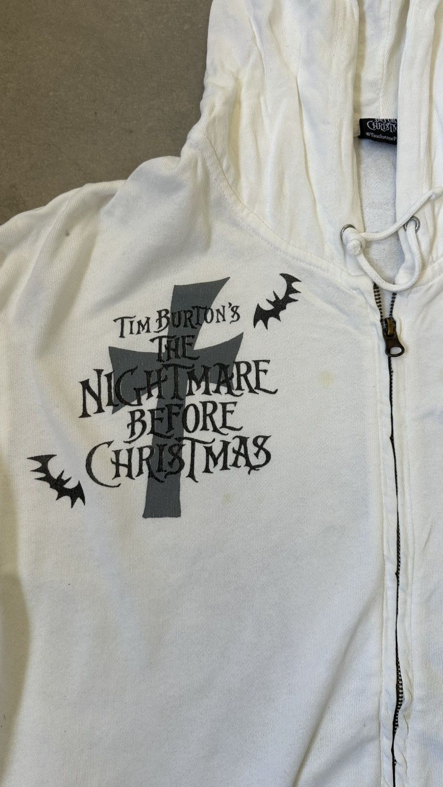 Vintage VINTAGE NIGHTMARE BEFORE CHRISTMAS HOODIE Size US XL / EU 56 / 4 - 2 Thumbnail