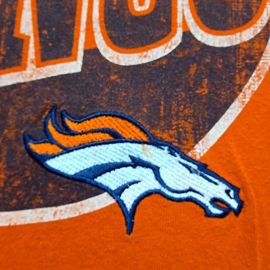 NFL Denver Broncos NFL Orange Embroidered 2XL Football Shirt Size US XXL / EU 58 / 5 - 3 Thumbnail