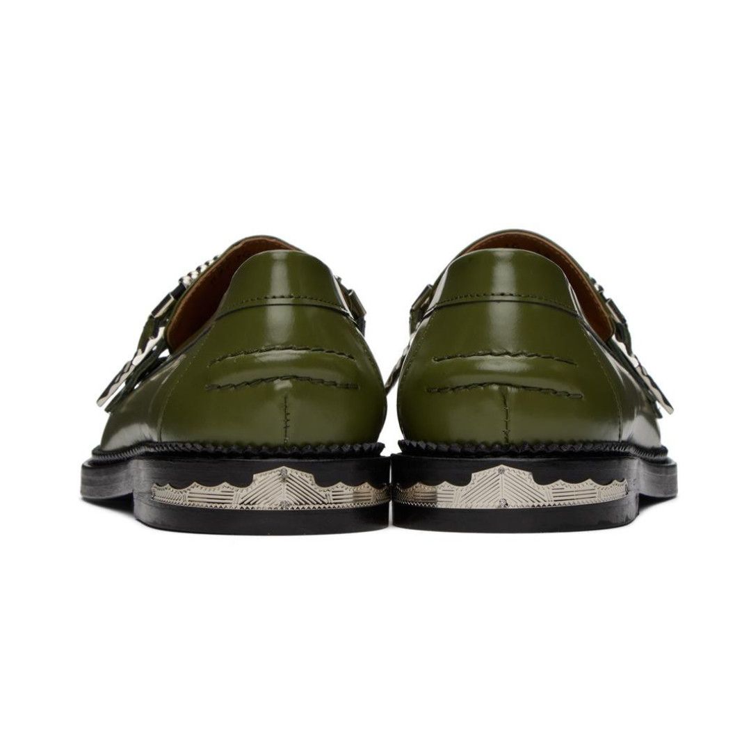 Toga o1mle0325 Aj1186 Loafers in Khaki Polido Size US 7 / EU 40 - 2 Thumbnail