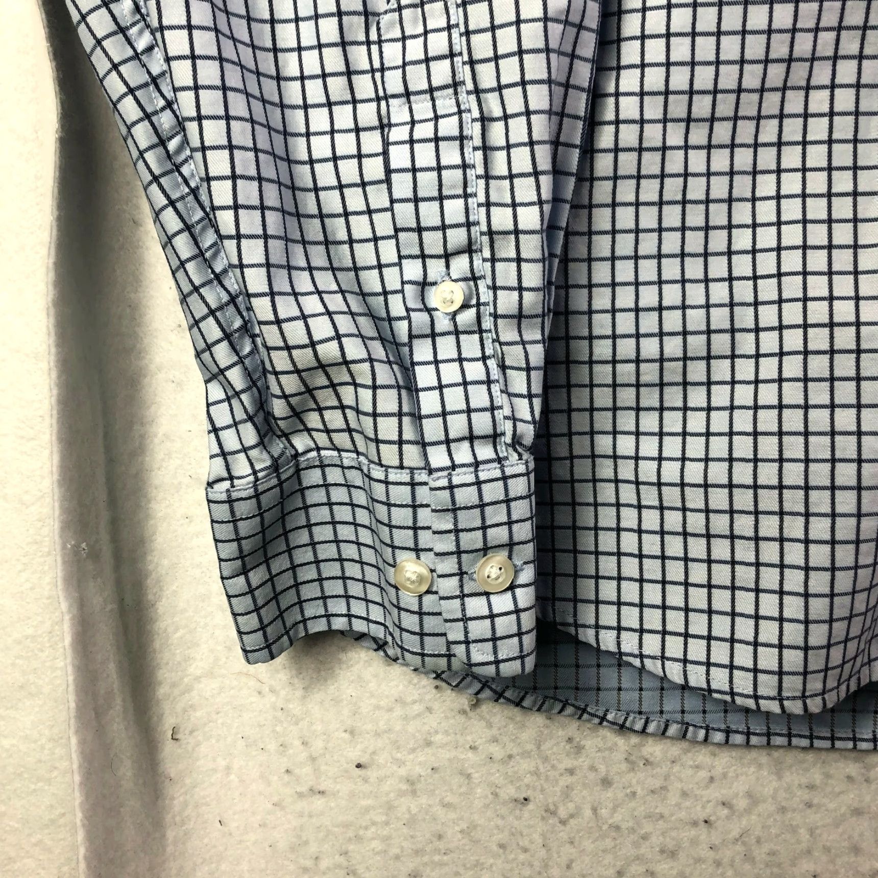 Pronto Uomo Pronto Uomo Shirt Long Sleeve Button-Up Mens XXL Blue Plaid Shirt Size US XXL / EU 58 / 5 - 2 Thumbnail