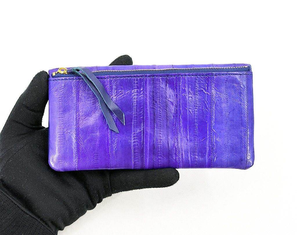 Leather PRINCESS HIGHWAY purple eel leather long wallet Size ONE SIZE - 2 Thumbnail