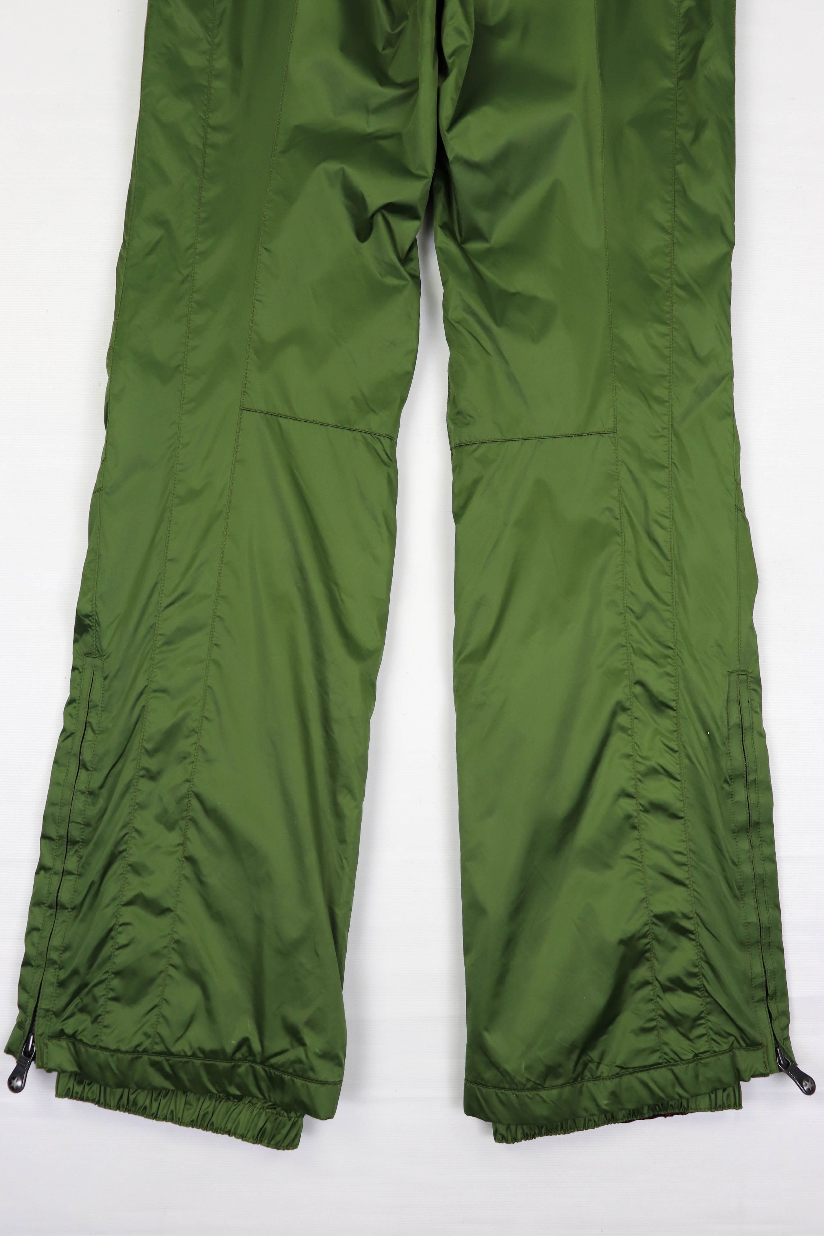 JET SET Women's JetSet Olive Green Nylon Snowboard Snow Ski Pants Size 26" / US 2 / IT 38 - 6 Thumbnail