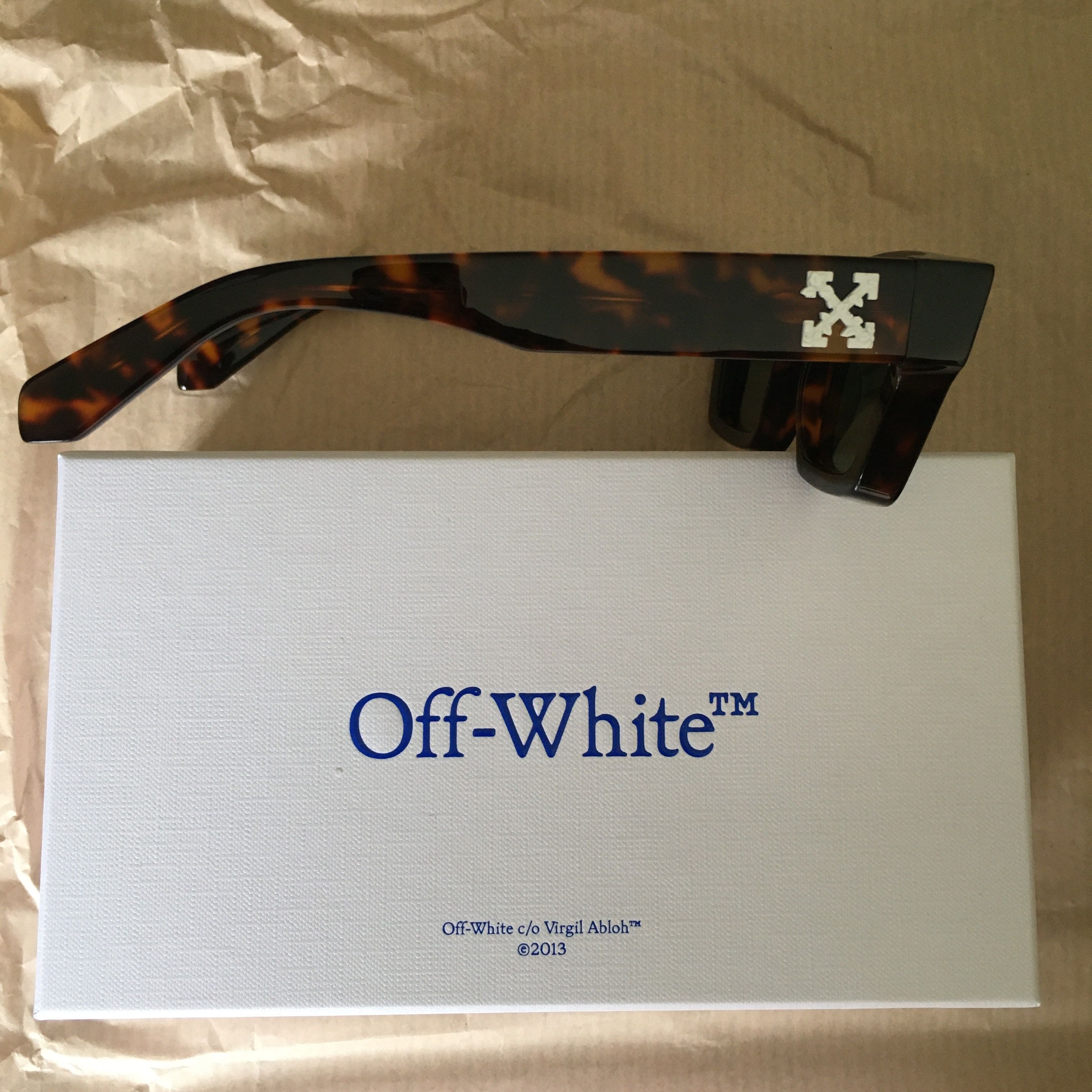 Off-White × Virgil Abloh OFF-WHITE Virgil Sunglasses TORTOISE Size ONE SIZE - 9 Thumbnail