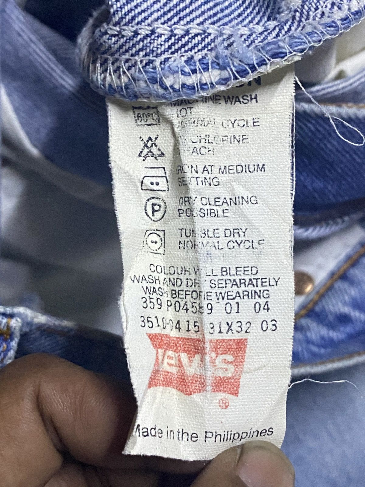 Levi's Vintage Levis 510 Light Wash Bleach Distressed Jeans Size US 30 / EU 46 - 15 Thumbnail