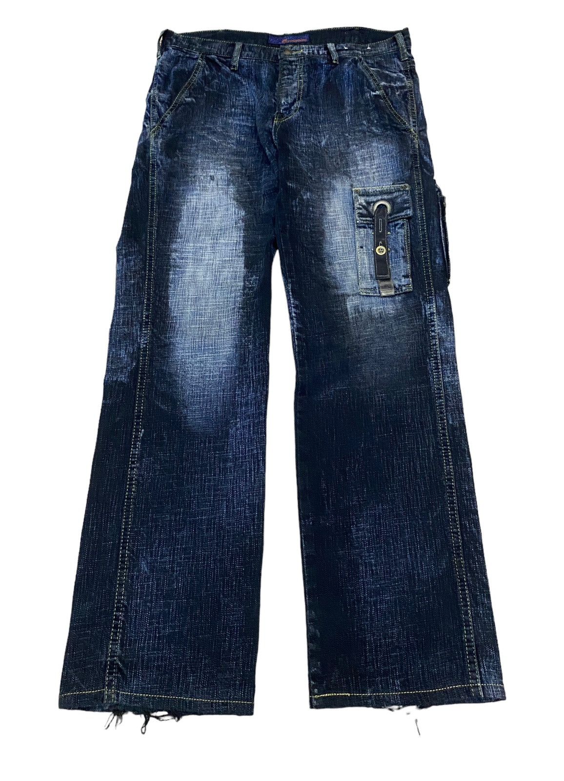 Rare Design Vintage Japanese Brand Revolution Jeans 2000s