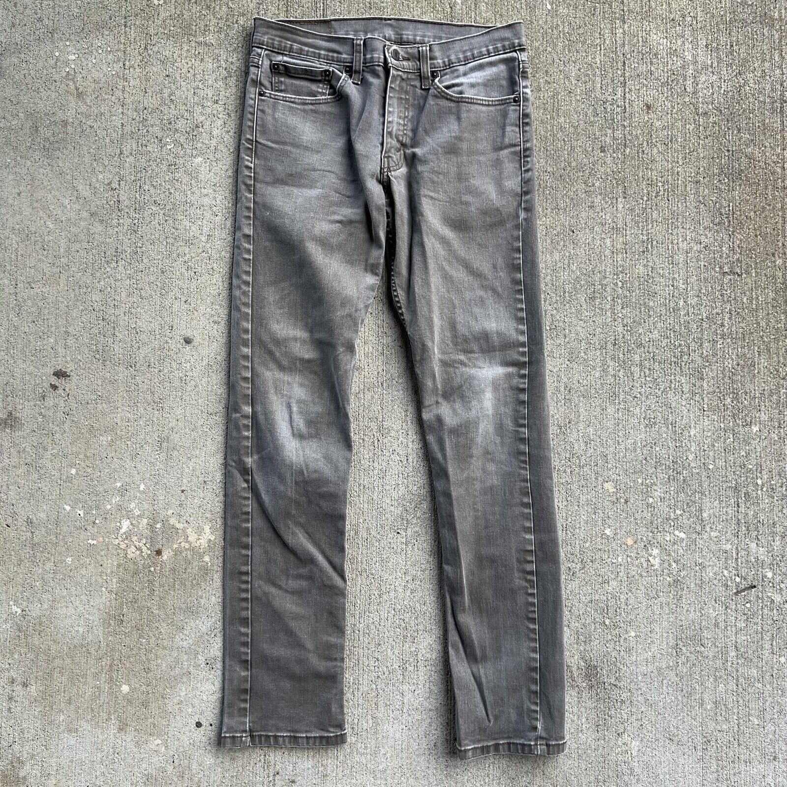 Levi's Levi’s 511 Jeans Men’s 31x32 Gray Slim Fit Flex Mid Rise Size US 31 - 1 Thumbnail