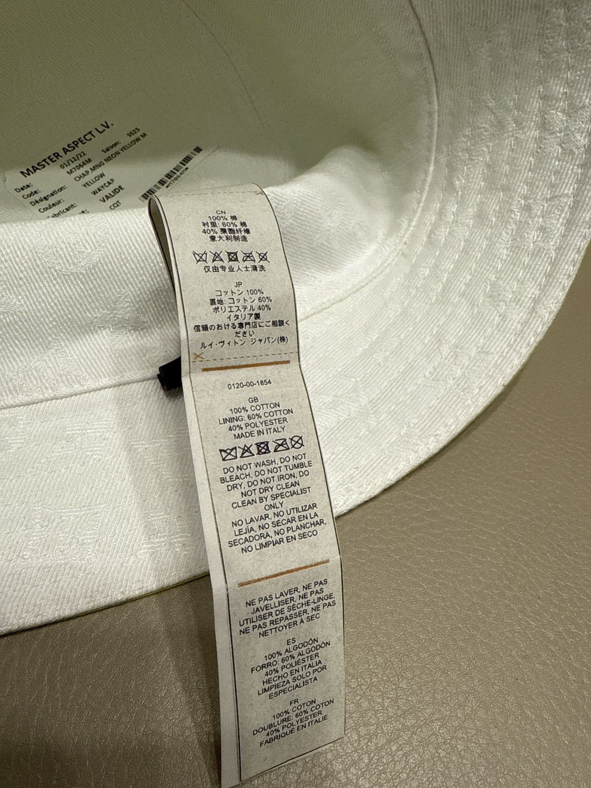 Louis Vuitton LOUIS VUITTON TAIGARAMA BUCKET / F HAT DOUBLE SIDED WEARABLE Size ONE SIZE - 20 Thumbnail