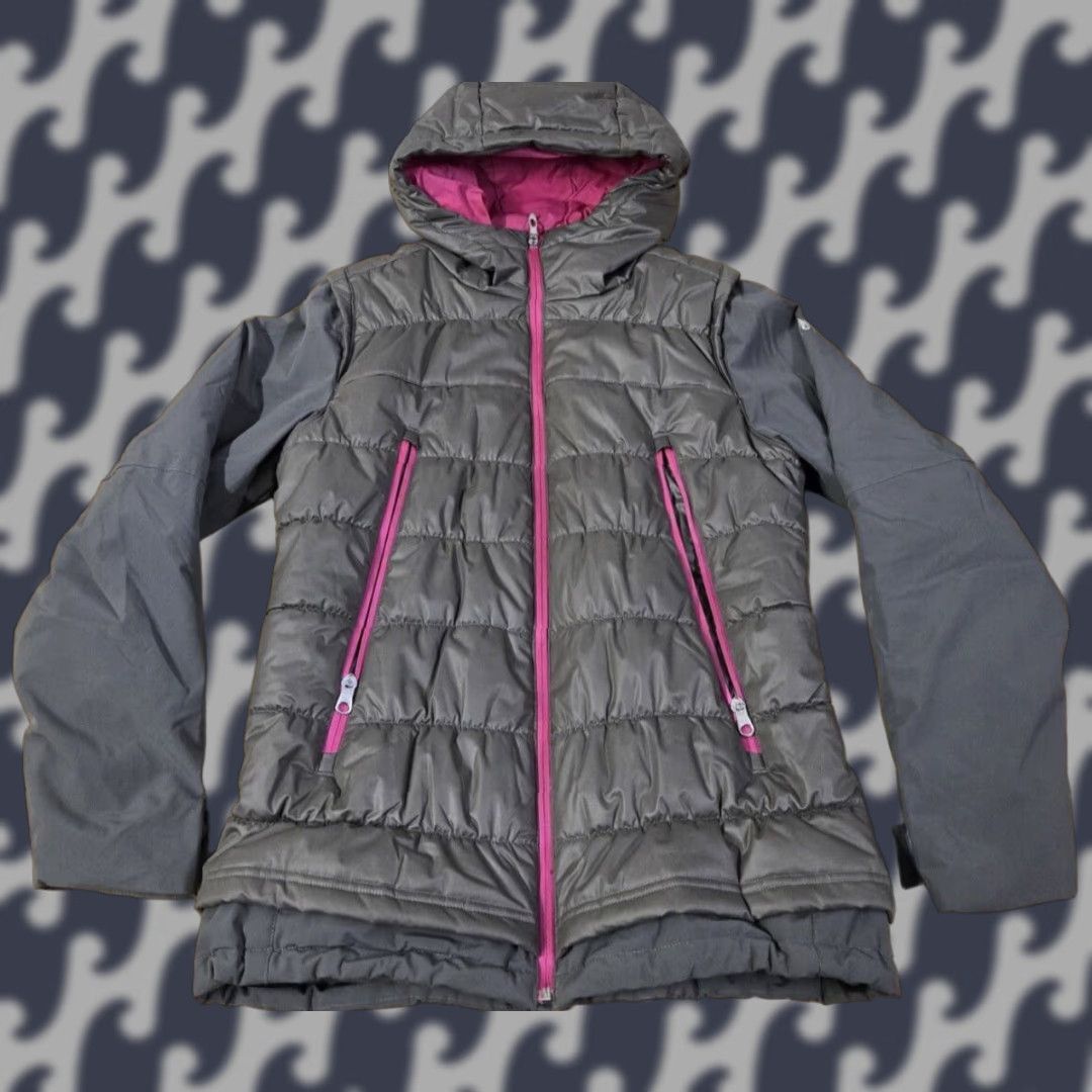 Spyder Spyder Women Jacket Puffer Gray Full Zip Winter Thinsulate Platinum 8 Mid-Length Long Sleeve Regular Fit Machine Washable Travel Casual Mens? Ladies? Size M / US 6-8 / IT 42-44 - 1 Thumbnail