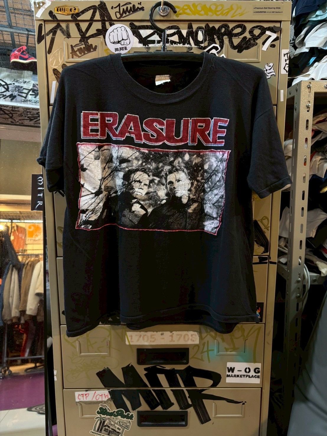 Band Tees Erasure T shirt 80’s Boxy style Size US L / EU 52-54 / 3 - 1 Thumbnail