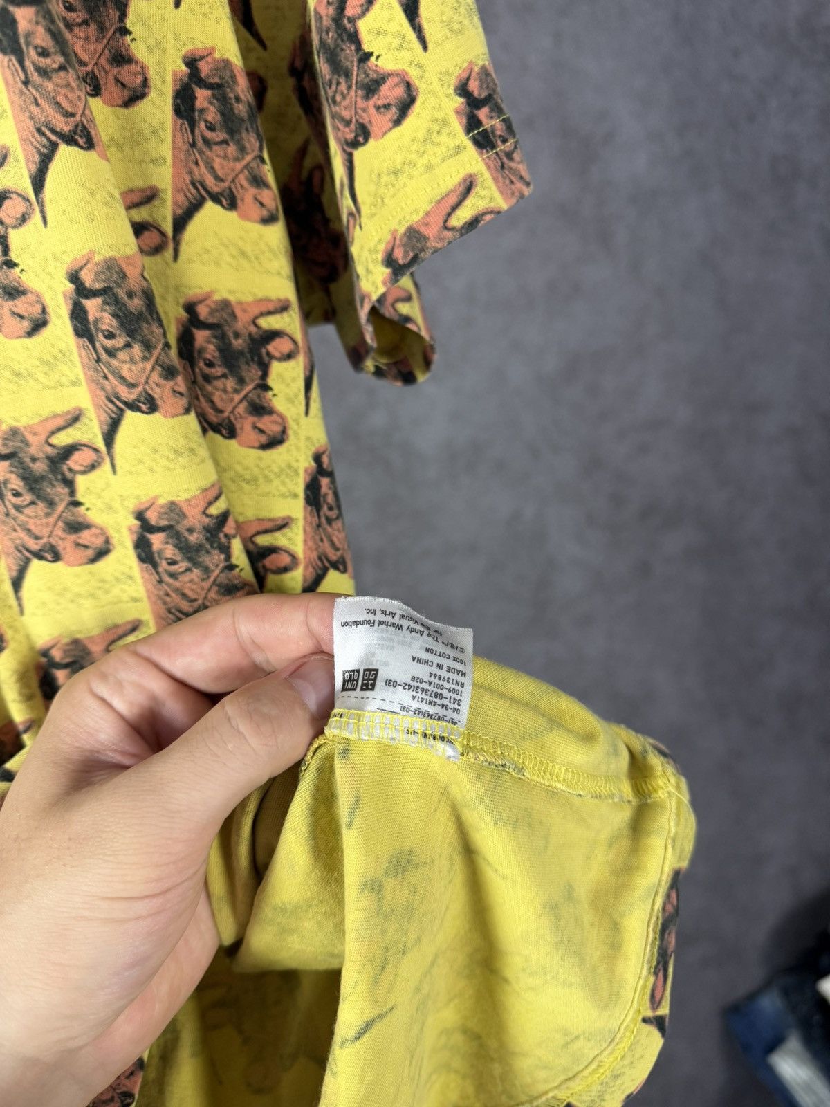 Andy Warhol × Uniqlo Andy Warhol x Uniqlo designer monogram tee Size US XL / EU 56 / 4 - 5 Thumbnail