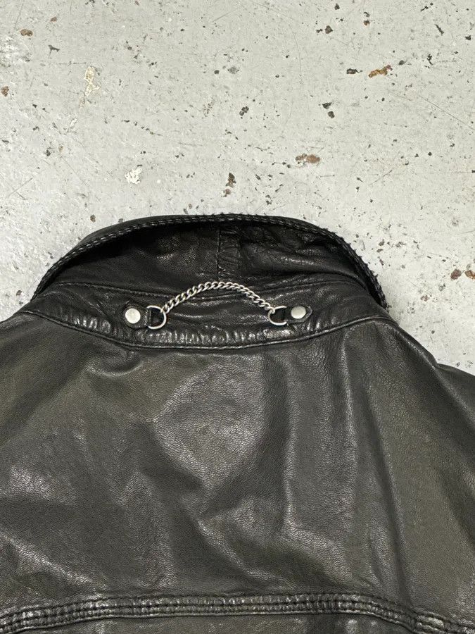Marithe + Francois Girbaud Marithé + François Girbaud Black Avant-Garde Patches Leather Jacket Size M / US 6-8 / IT 42-44 - 12 Thumbnail
