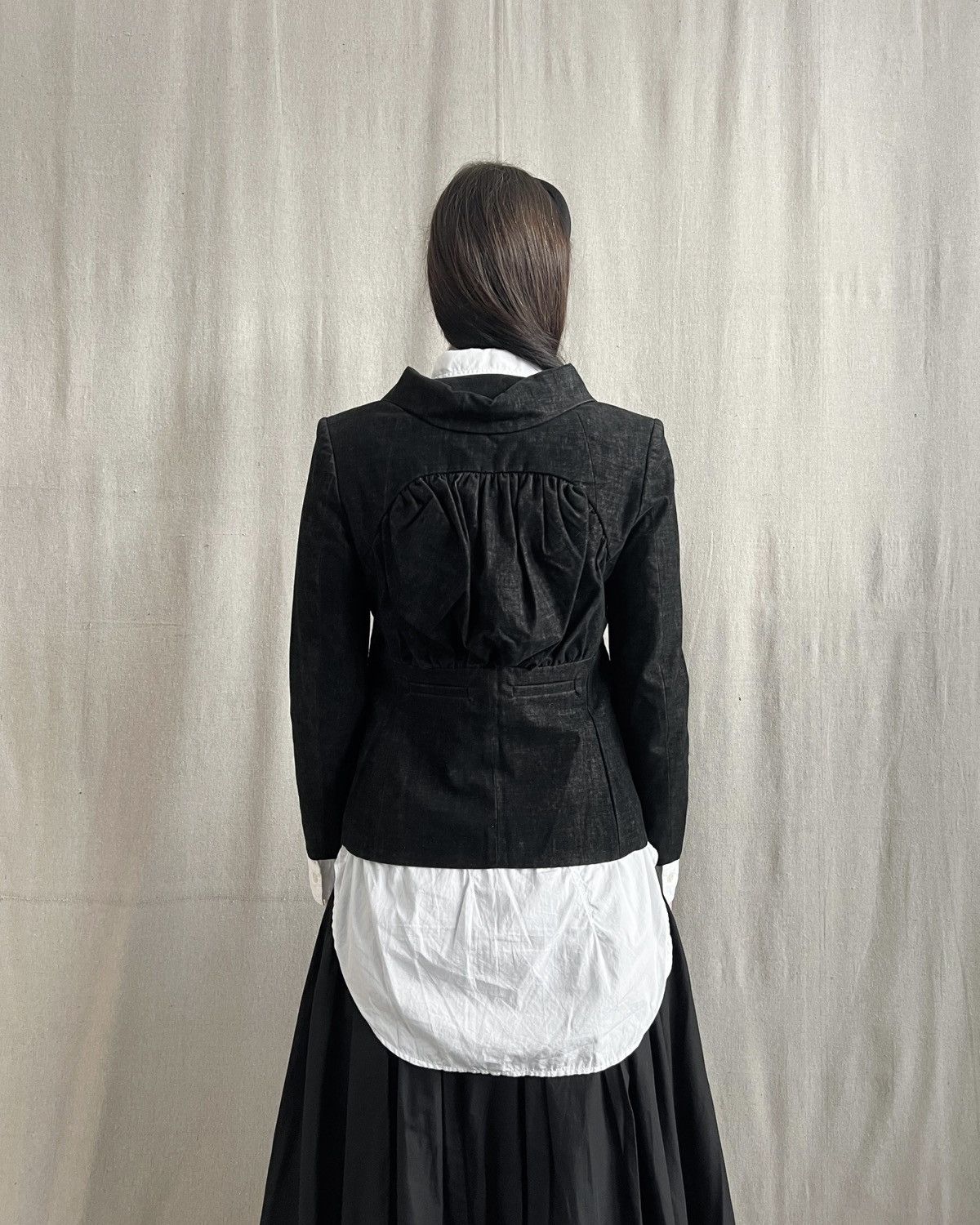 Undercover Undercover FW08 Runway Brushed Velvet Crop Blazer Size S / US 4 / IT 40 - 4 Thumbnail