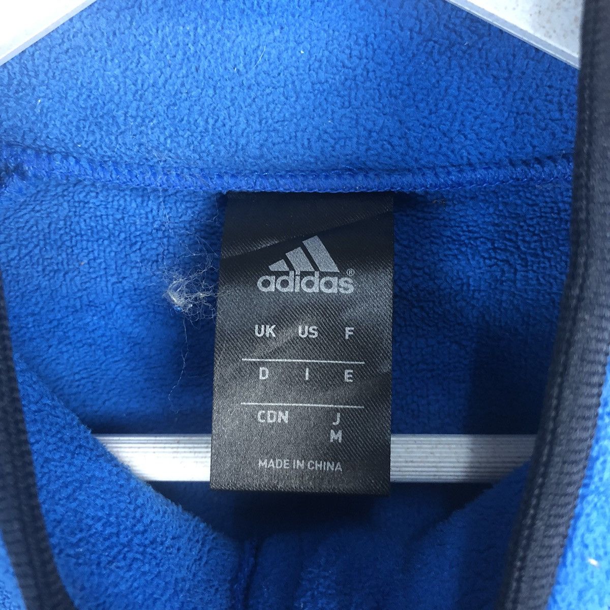 Adidas Adidas Blue Sweater fleece #A1290 Size US M / EU 48-50 / 2 - 11 Thumbnail
