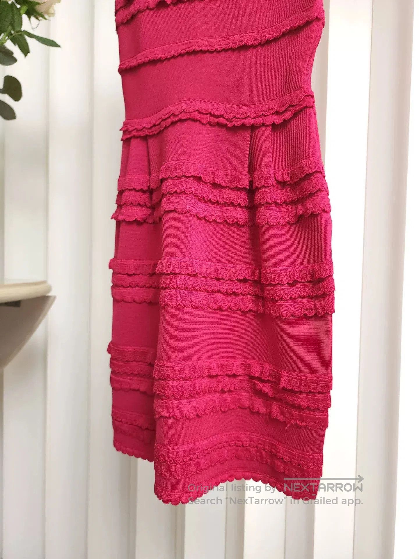 Dior dior layered knit dress in pink. Size M / US 6-8 / IT 42-44 - 3 Thumbnail