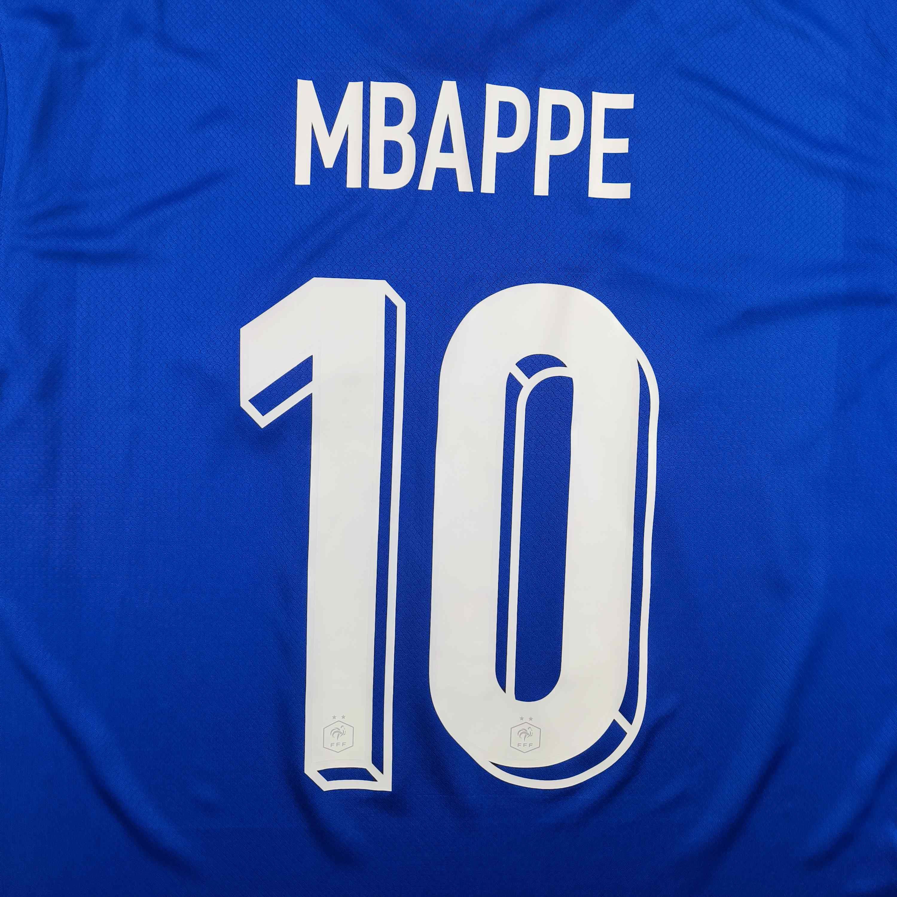 Nike France 2024-25 Nike home Kylian Mbappé football jersey sz XL Size US XL / EU 56 / 4 - 8 Thumbnail