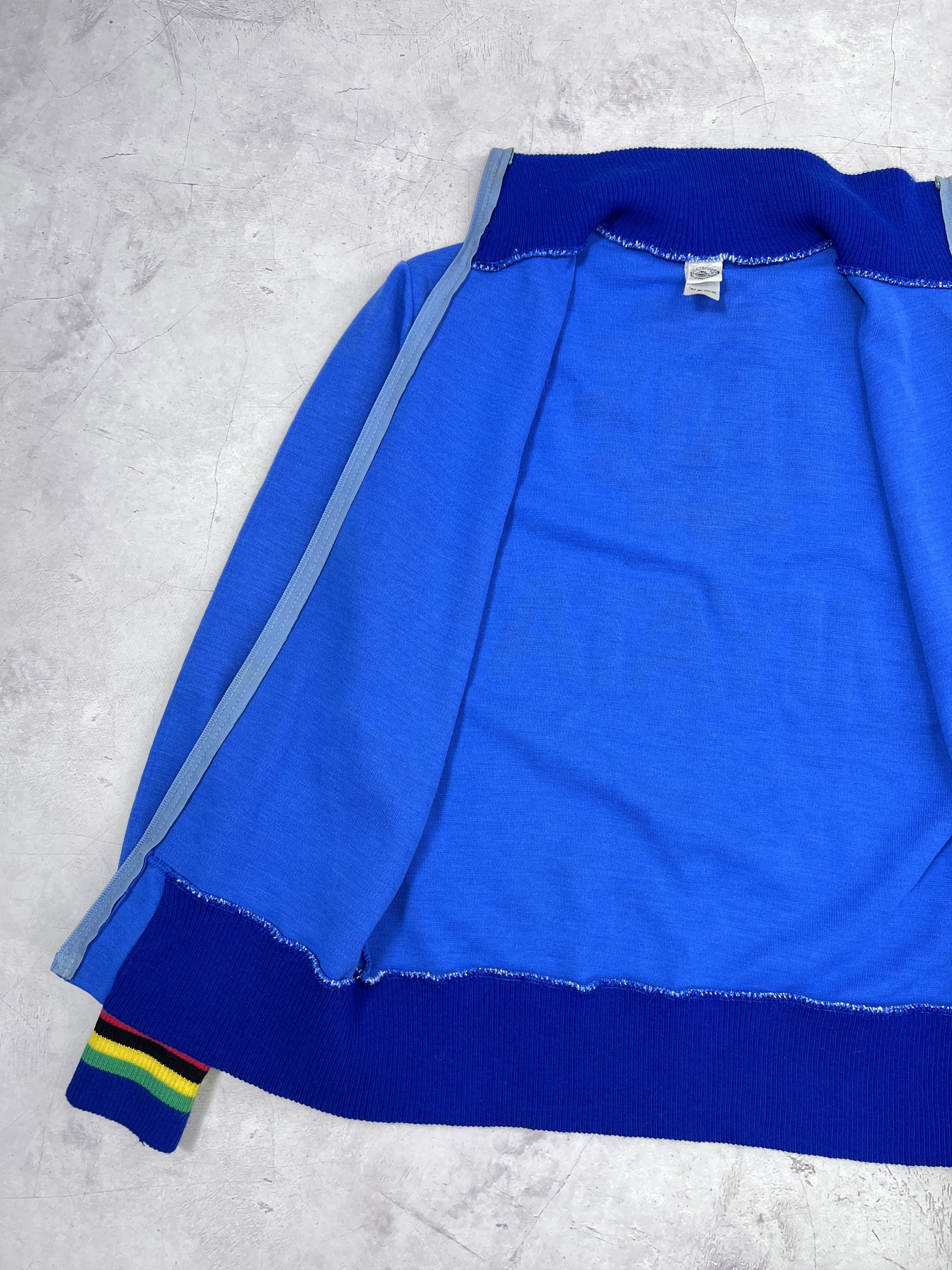 Sports Specialties × Vintage 80s Miyata Cycling Jersey S.A. Tricodor UCI Size US M / EU 48-50 / 2 - 9 Thumbnail
