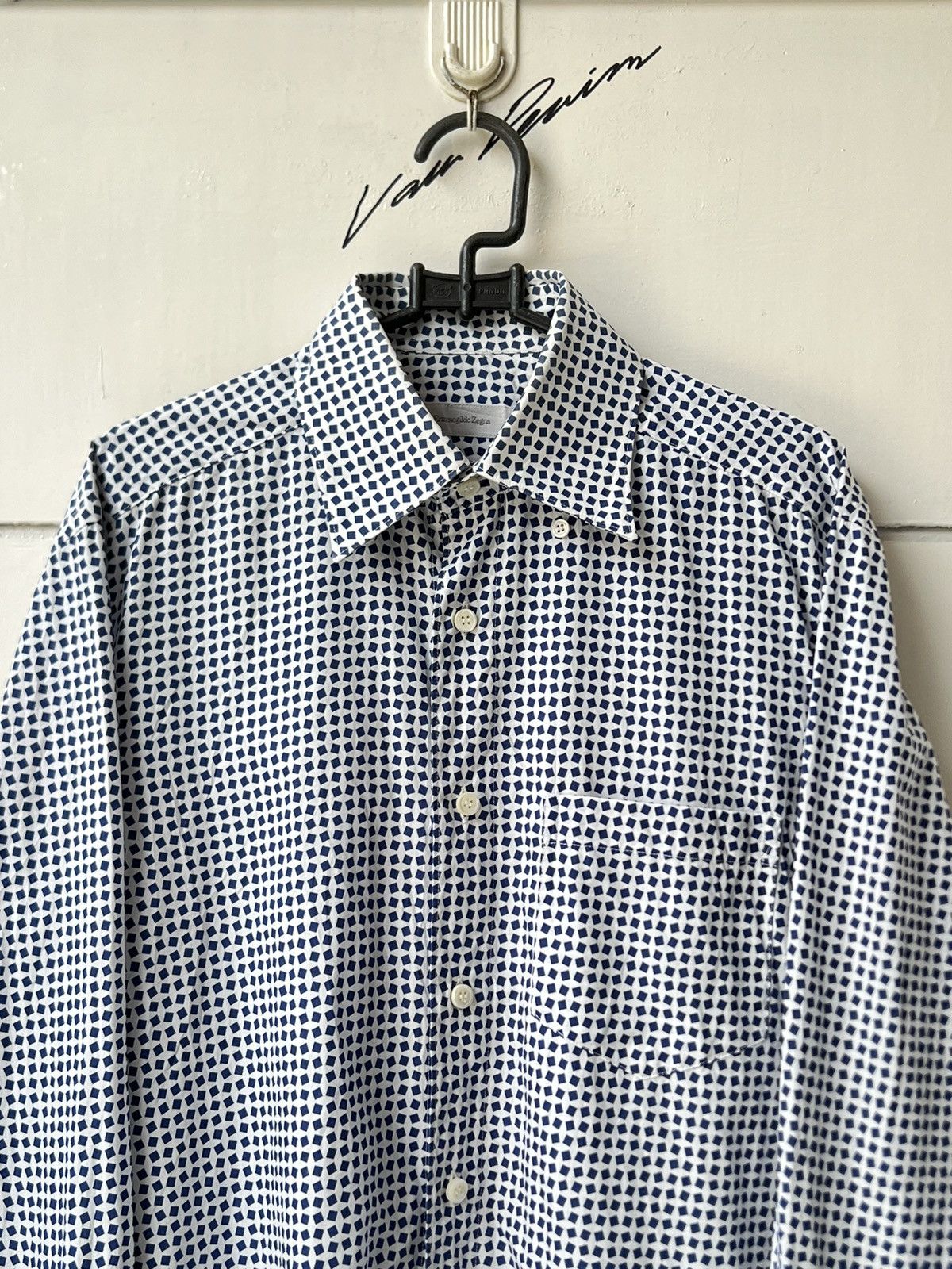 Ermenegildo Zegna Ermenegildo Zegna Motive T-shirt Size US S / EU 44-46 / 1 - 12 Thumbnail