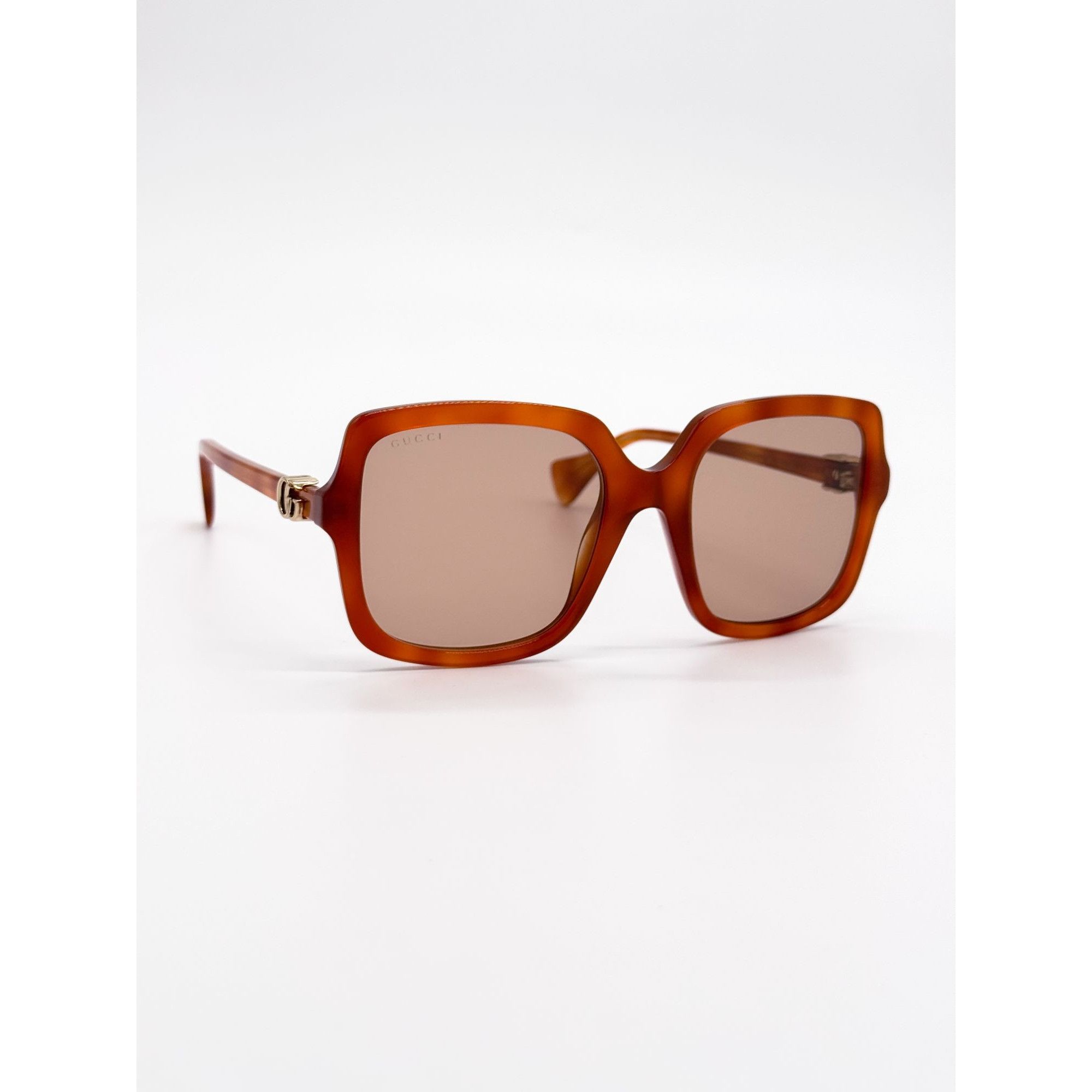 Gucci NEW GUCCI SUNGLASSES GG1070S 002 HAVANA OVERSIZED WOMEN Size ONE SIZE - 5 Thumbnail