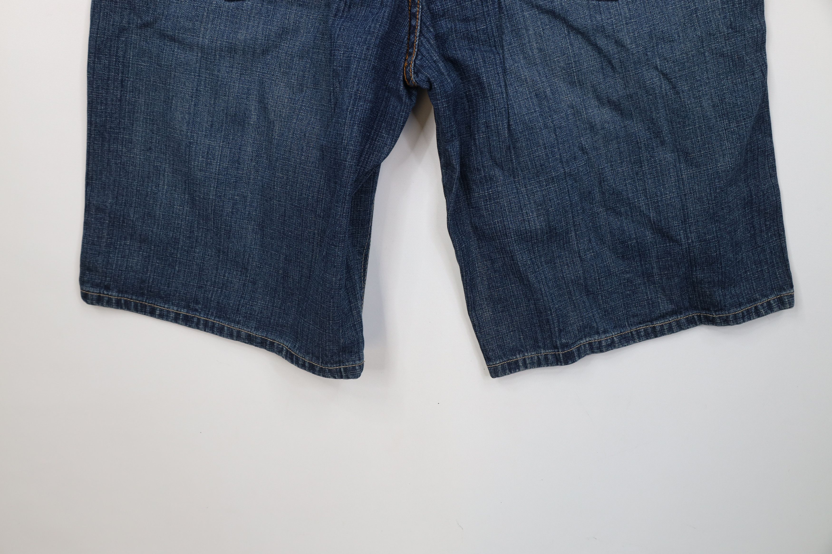 Marithe + Francois Girbaud Deadstock Vintage 90s Marithe Francois Girbaud Denim Shorts Size US 32 / EU 48 - 14 Thumbnail