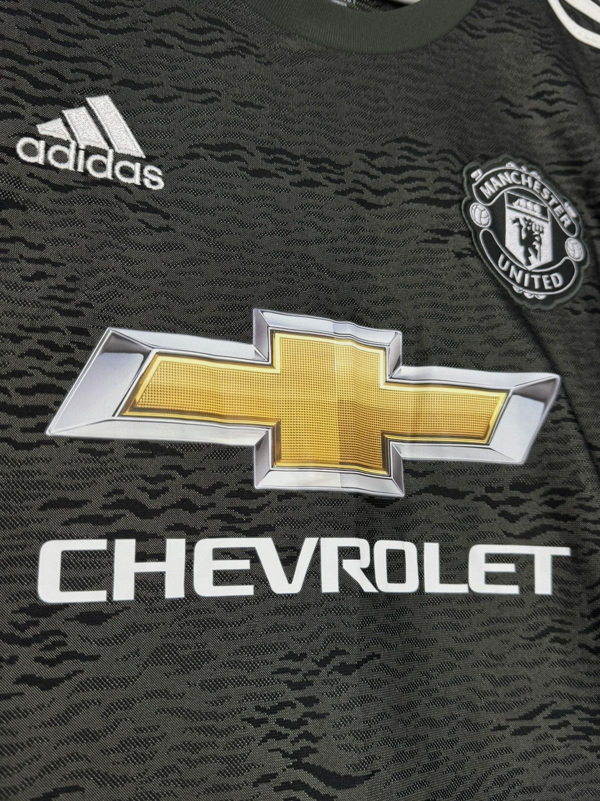 Adidas Manchester United 2020/21 Away Adidas Football Shirt Size US L / EU 52-54 / 3 - 9 Thumbnail