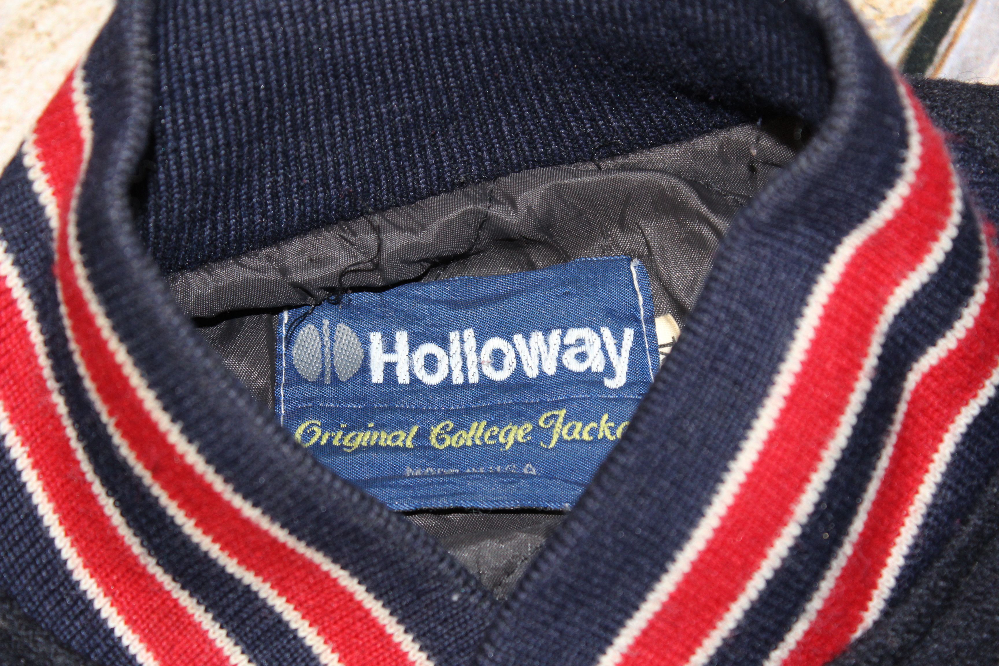 Holloway Holloway Huntington Vintage Collage Wool 95's Jacket Size US XL / EU 56 / 4 - 8 Thumbnail